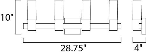 Contessa 4-Light European Style Bathroom Vanity - 28.75