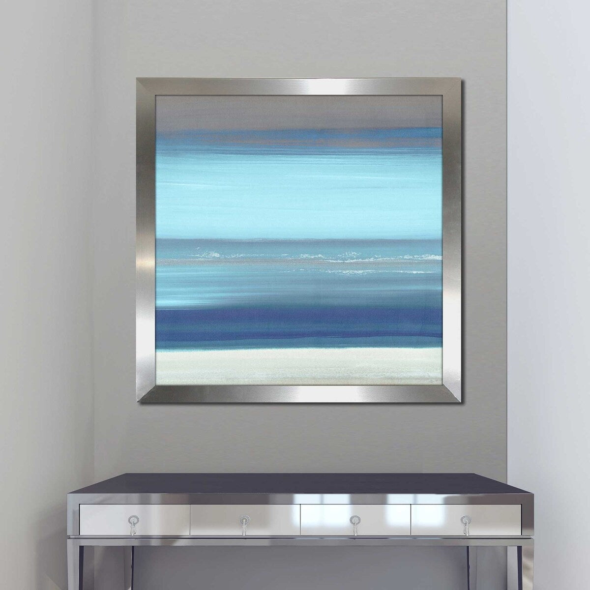 Square by the Sea II - John Butler Acrylic Wall Art Print - Coastal Home Decor for Living Room, Bedroom & Office