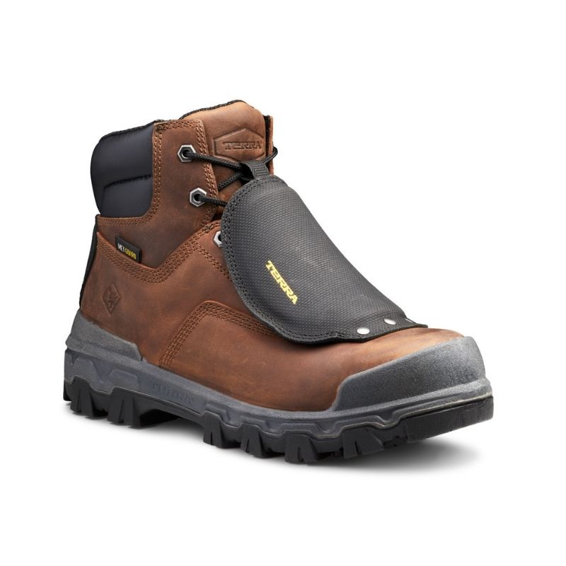 Terra Sentry 2020 Men's 6 Composite Toe Work Boot with External METGUARD TR0A4NRXBRN - Brown Safety Shoes for Construction, Warehouse & Outdoor Work