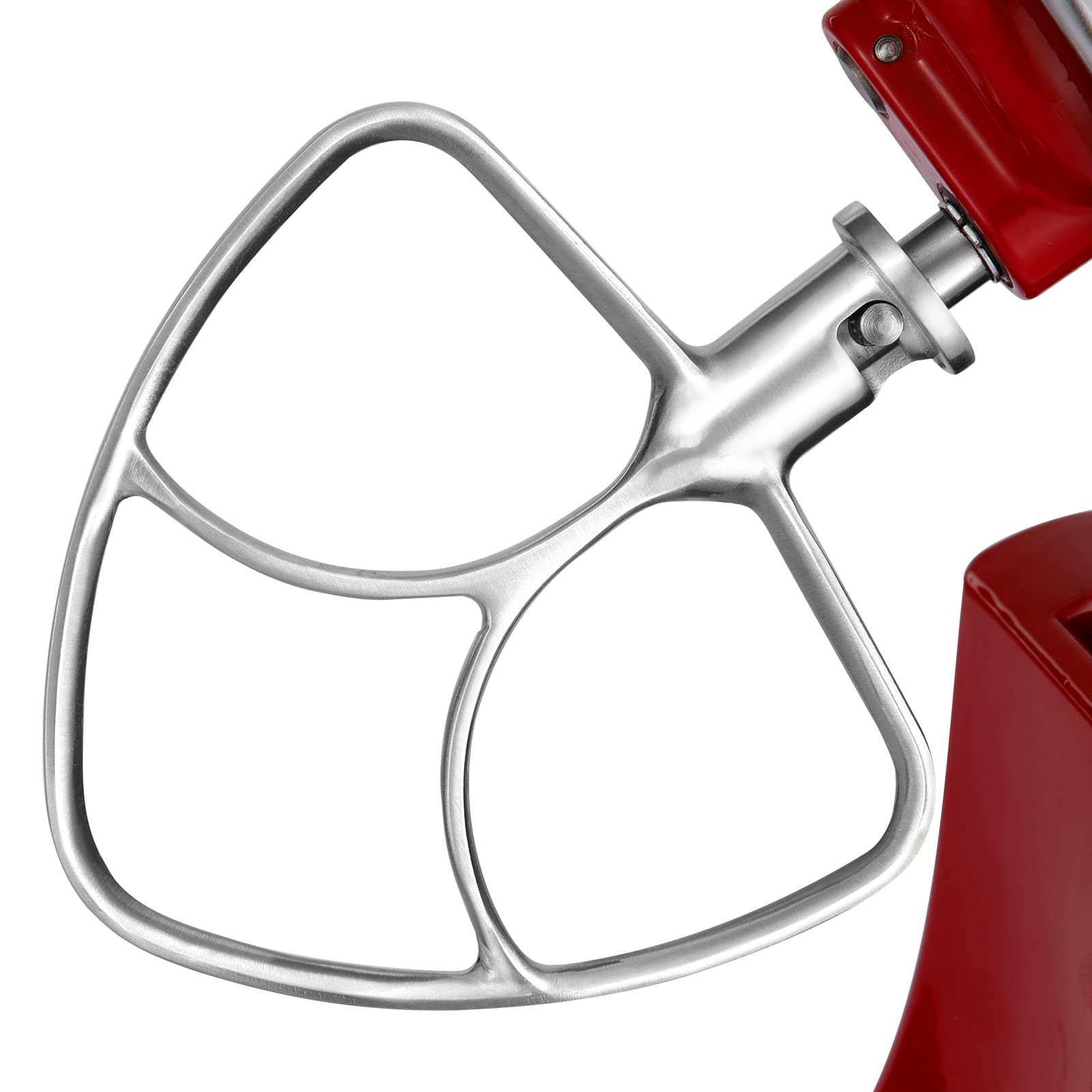 Stainless Steel Flat Beater Attachment for KitchenAid 4.5-5 Quart Tilt-Head Stand Mixer | Dishwasher Safe | Perfect for Baking Cakes, Cookies & Dough | Compatible with KitchenAid Mixers