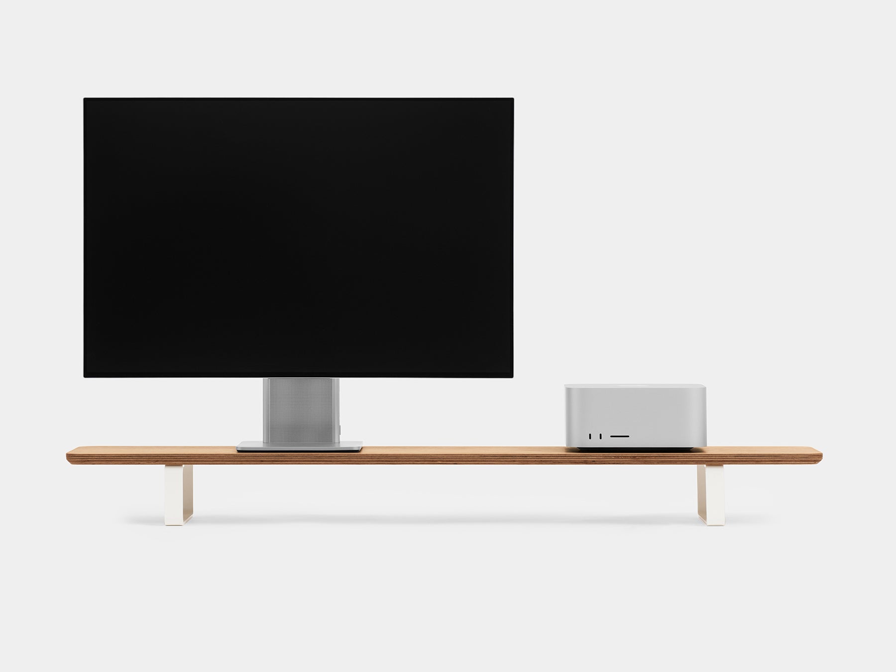 Dual Monitor Stand for Desk - Adjustable Computer Monitor Riser with Shelf - Perfect for Home Office, Gaming Setup & Workspace Organization
