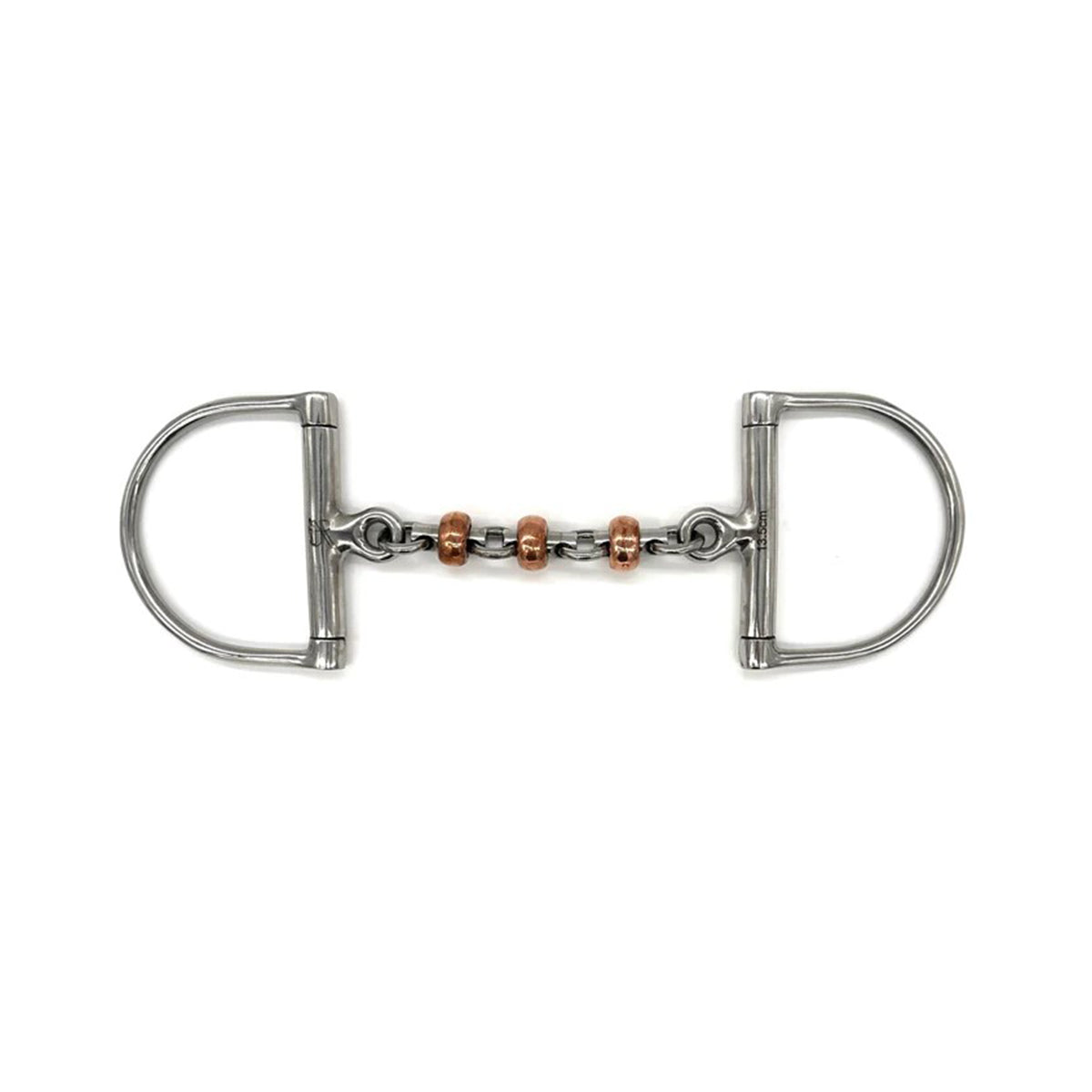 AJR Copper Roller Waterford Dee Bit - Premium Horse Riding Bit for Dressage & Training | Comfortable & Durable Equestrian Equipment for Professional Riders