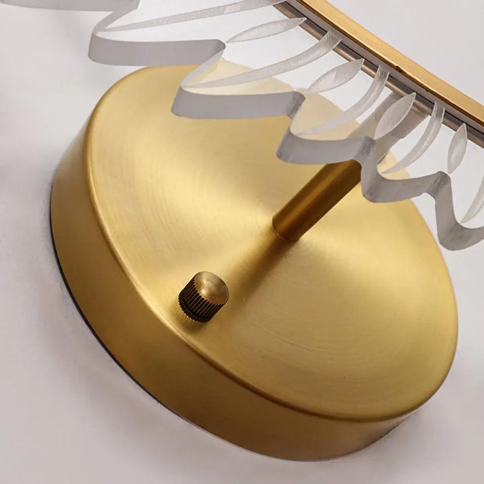 Modern Gold Wall Lights - Elegant Home Decor for Living Room, Bedroom & Hallway - Creative Wing Design for Stylish Interior Lighting