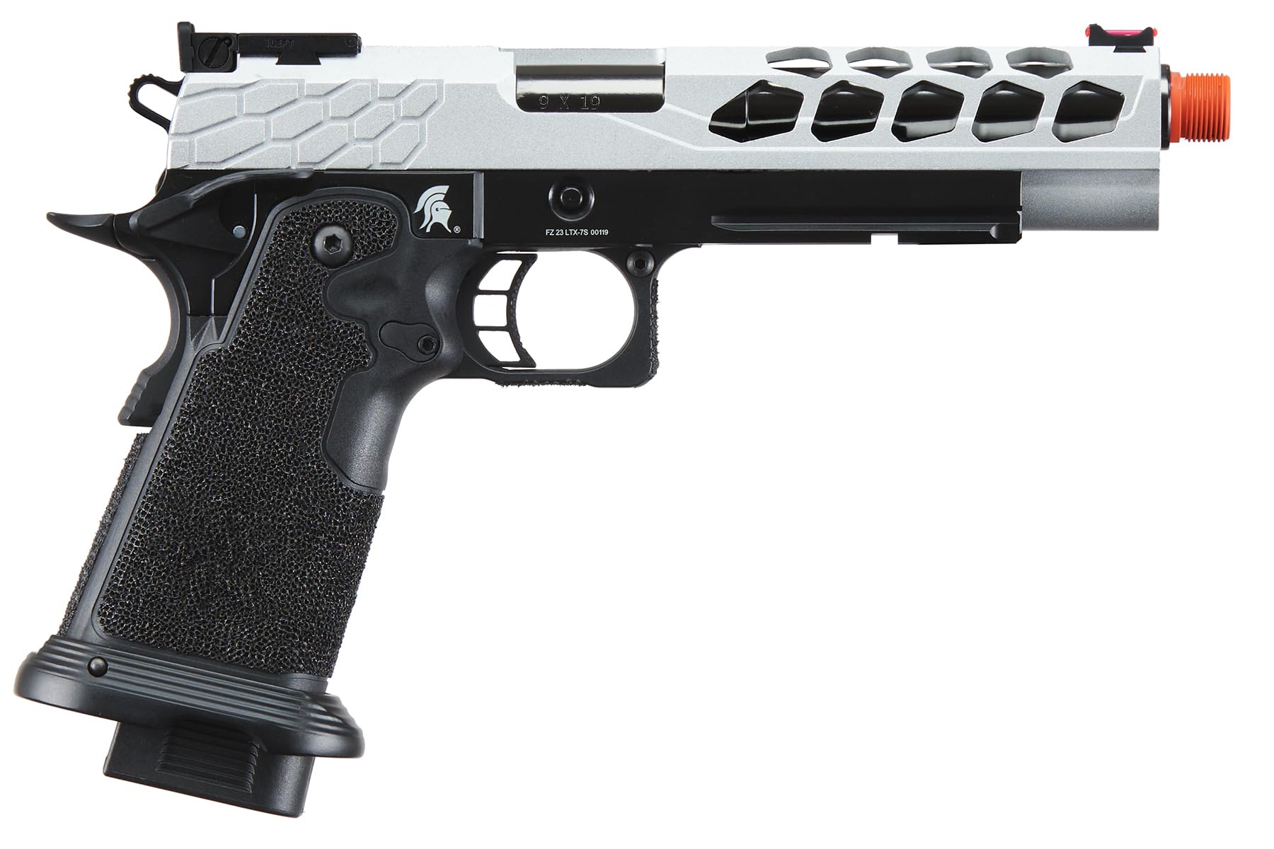 Lancer Tactical Airsoft Pistol STRYK Hi-Capa 5.1/4.3 Full Metal Gas Blowback GBB - 330 FPS for Competitive Airsoft Matches & Tactical Training