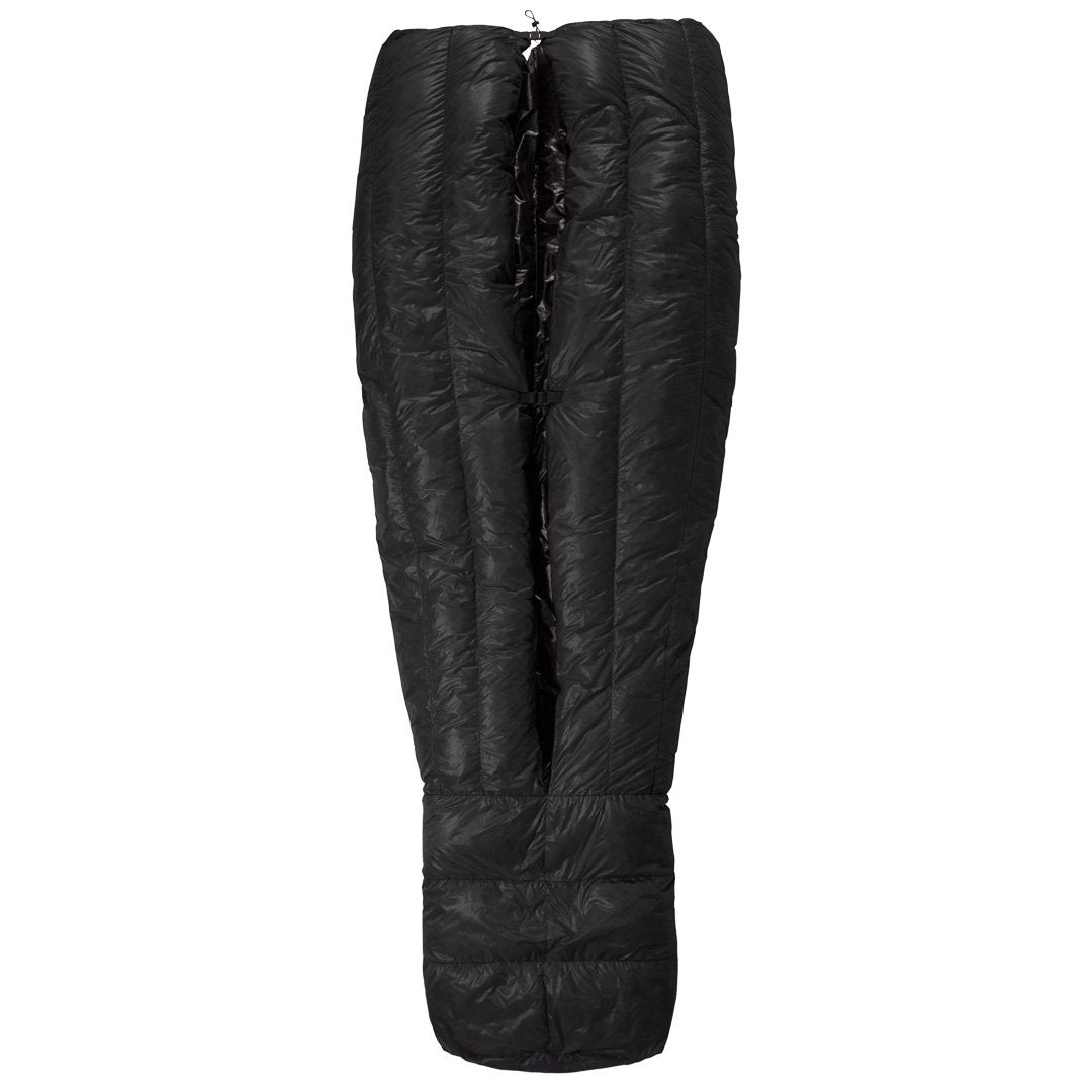 20F Solo Quilt - Lightweight Camping Sleeping Bag for Backpacking & Hiking - Medium Size Black - Perfect for Outdoor Adventures & Cold Weather Camping