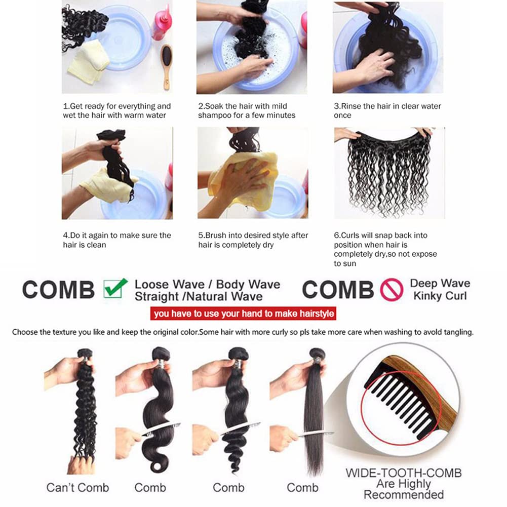 100% Unprocessed Brazilian Virgin Human Hair Bundles - 4 Pcs Body Wave Weave (22/24/26/28 Inch) 10A Grade Natural Black Hair Extensions for Women | Perfect for Styling, Volume Boost & Everyday Wear