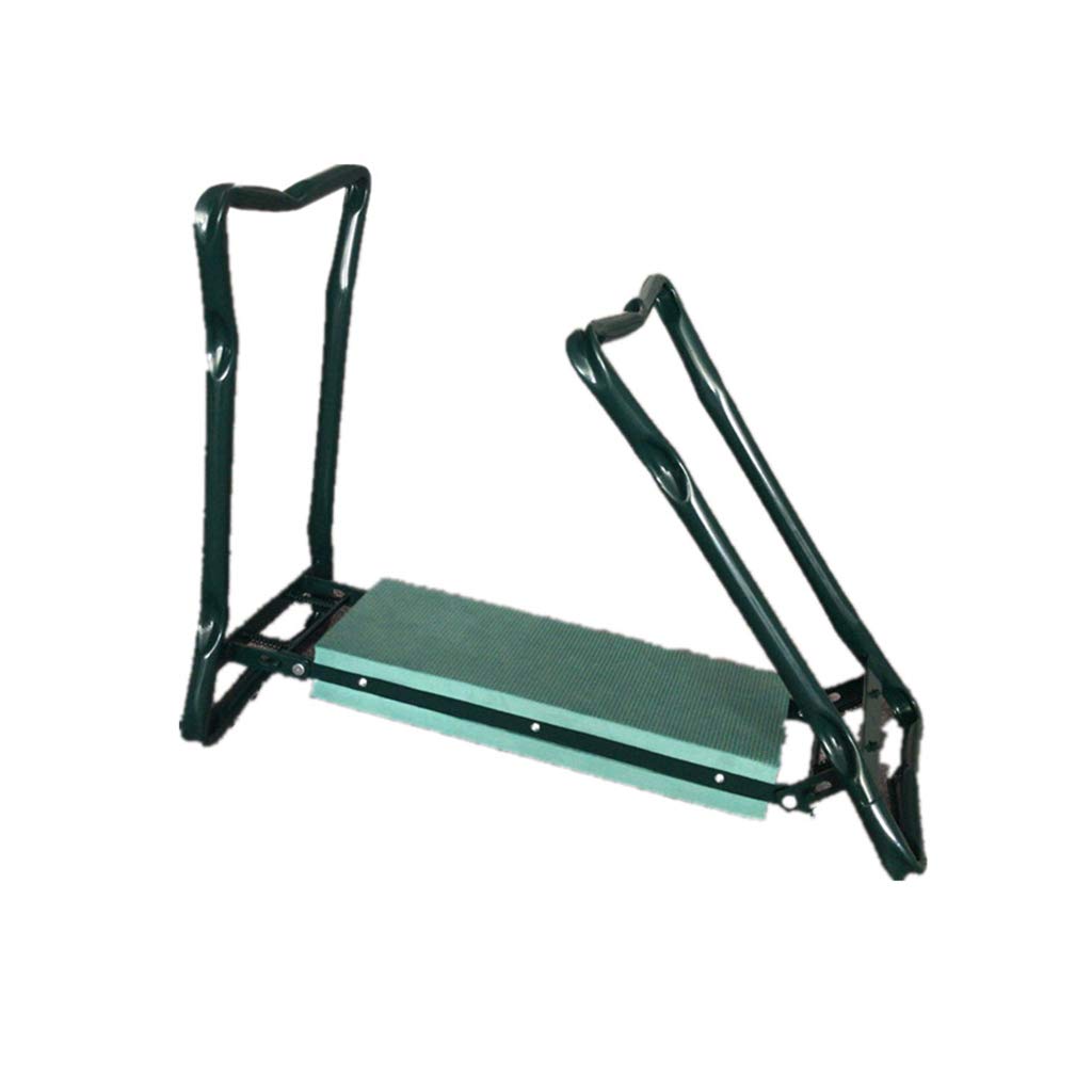 **Folding Garden Kneeler Seat with Tool Bag - Lightweight Iron Pipe Garden Stool with EVA Foam Pad - Sturdy Gardening Kneeler for Seniors & Outdoor Enthusiasts - Perfect for Planting, Weeding & Landscaping**