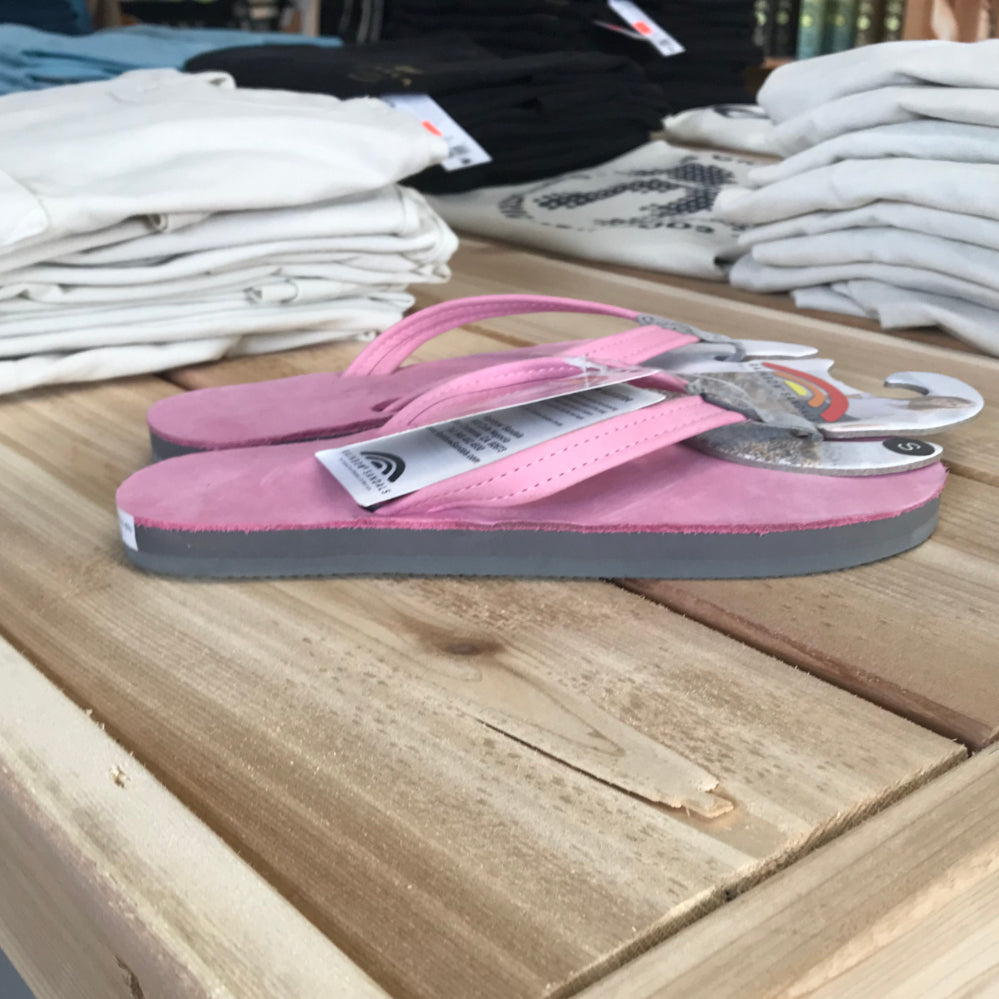 Rainbow Original 301 ALTSN Flip Flops for Women - Single Layer Narrow Strap Sandals - Perfect for Beach, Pool & Summer Outfits