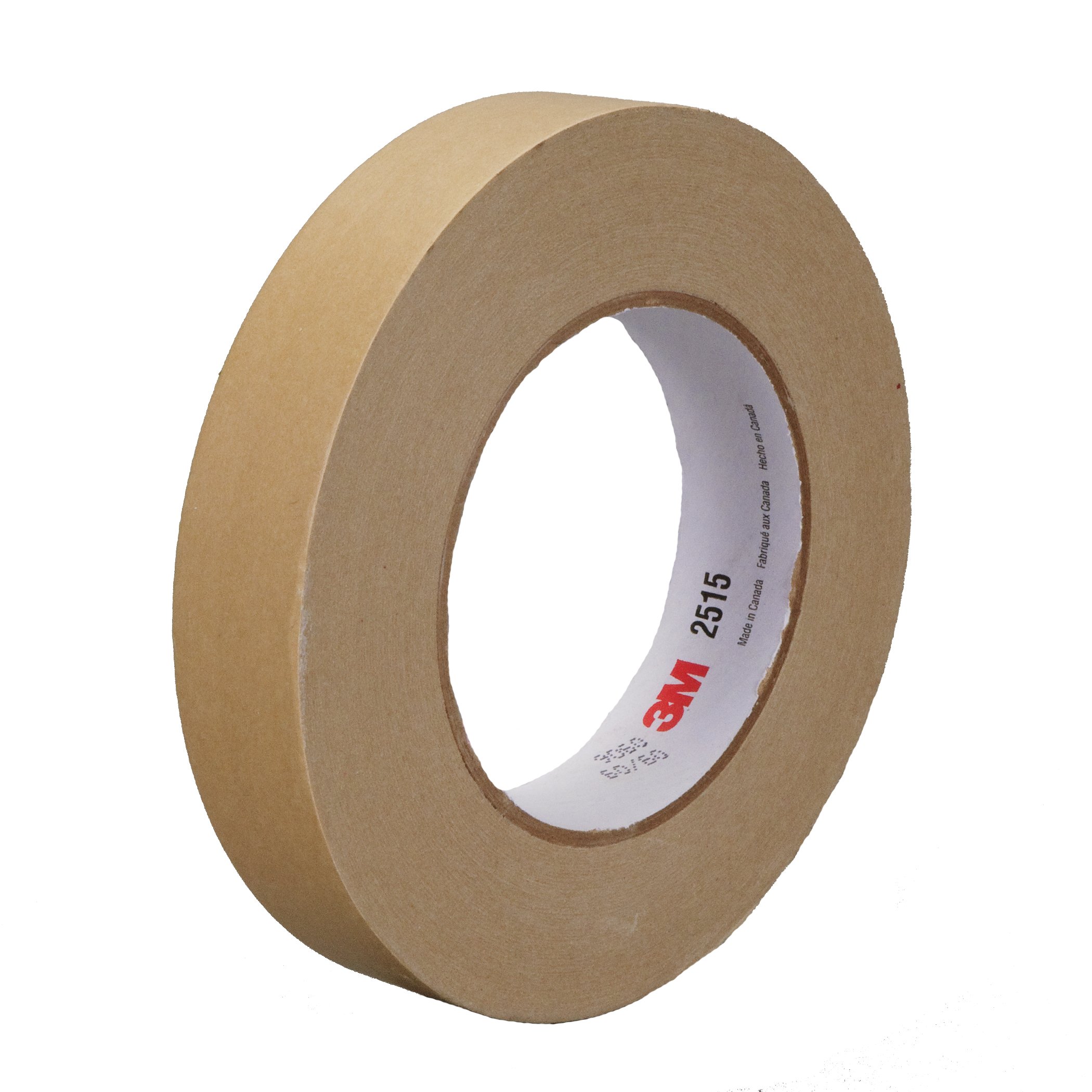 24 Rolls Flat Back Paper Masking Tape 2515 Tan, 48mm x 55m - High Adhesion Kraft Tape for Painting, DIY Projects, Home & Office Use