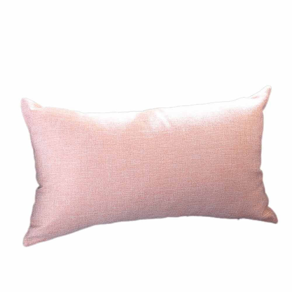 Silk Pillowcase Cover - Luxury White Rectangular Throw Pillow Covers with Macrame Trim, Soft & Breathable for Bedroom Decor (Pink, Standard Size) | Perfect for Sofa, Couch, Bed & Home Decor Accent