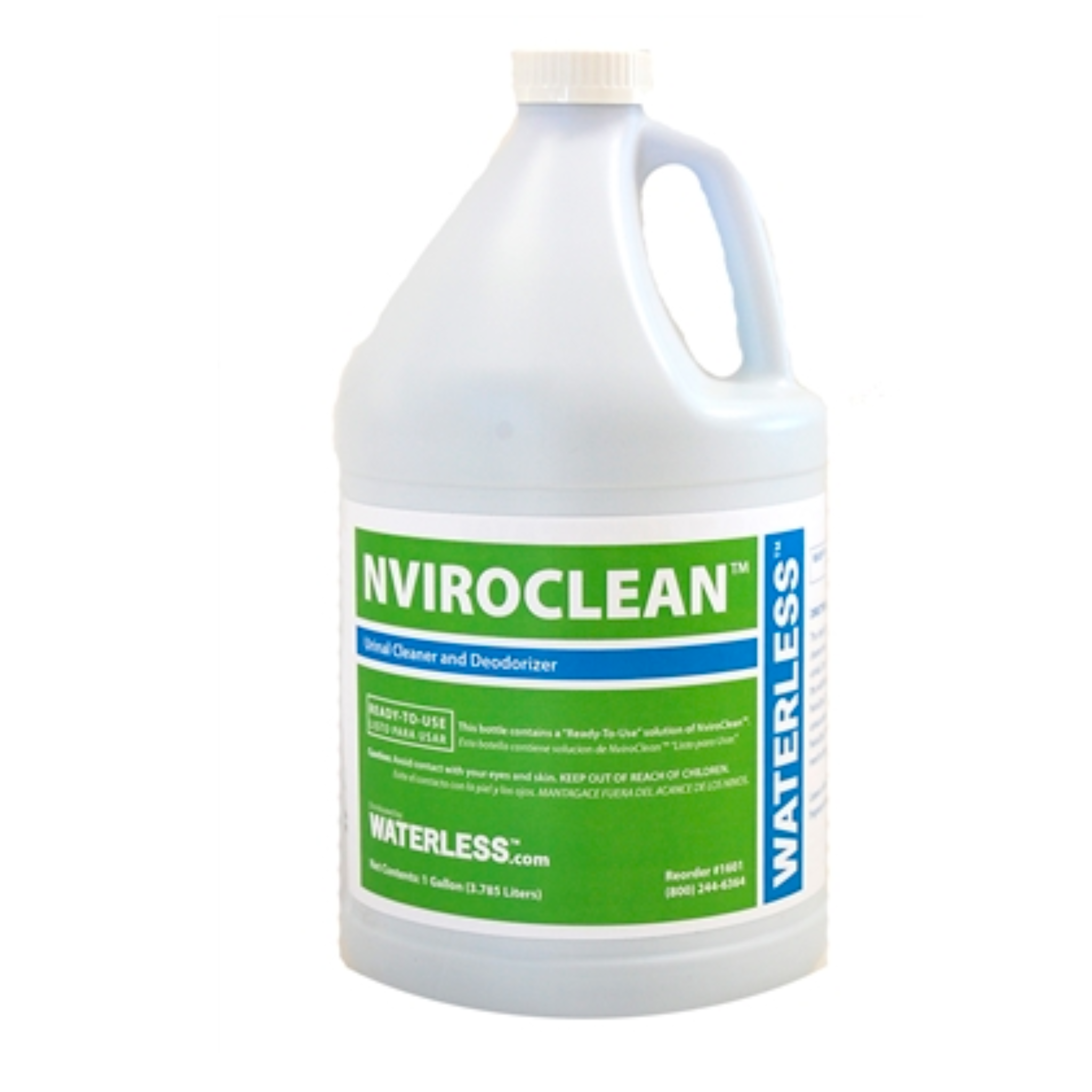 NviroClean Waterless Urinal Cleaner - Eco-Friendly, Odor Eliminating Toilet Fixture for Commercial & Public Restrooms - Perfect for Offices, Schools, and Shopping Malls
