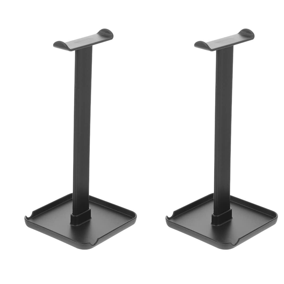 Mikikit 2-Pack Universal Headphone Stand Holder - Desktop Headset Organizer for Gaming, Office & Home Use | Durable Headphone Hanger for Wired & Wireless Headsets
