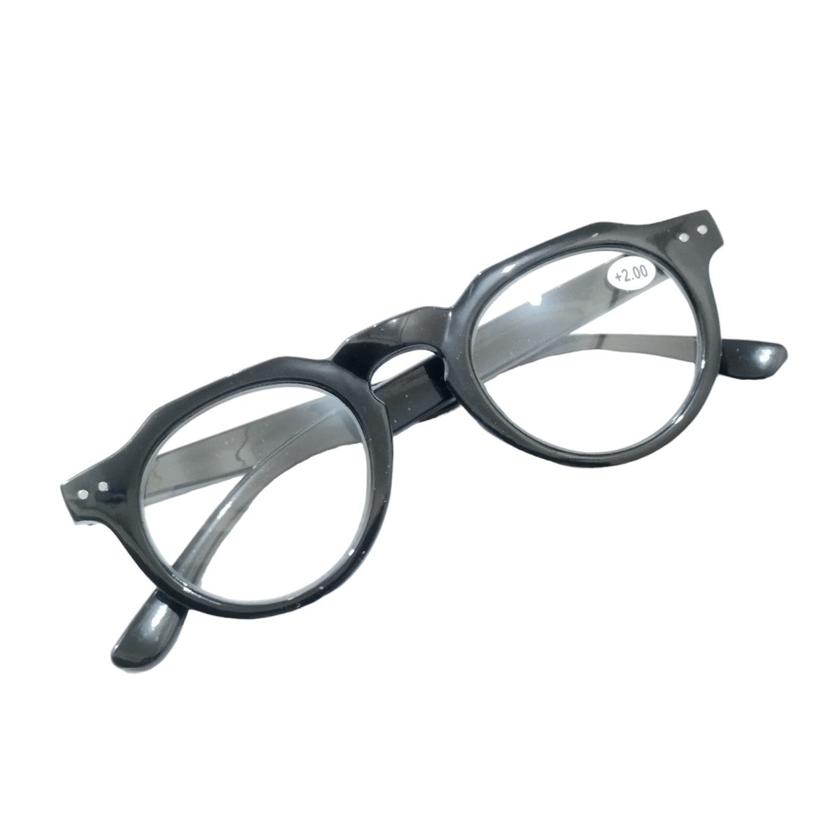 Round Hexa Full Frame Reading Glasses - Blue Light Blocking Computer Glasses for Men & Women - Perfect for Office Work, Reading, and Screen Time