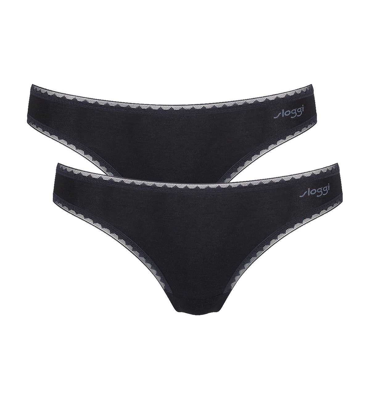 SLOGGI GO Brazilian Bikini Underwear 2-Pack - Comfortable Seamless Panties for Women, Perfect for Yoga, Beach & Everyday Wear