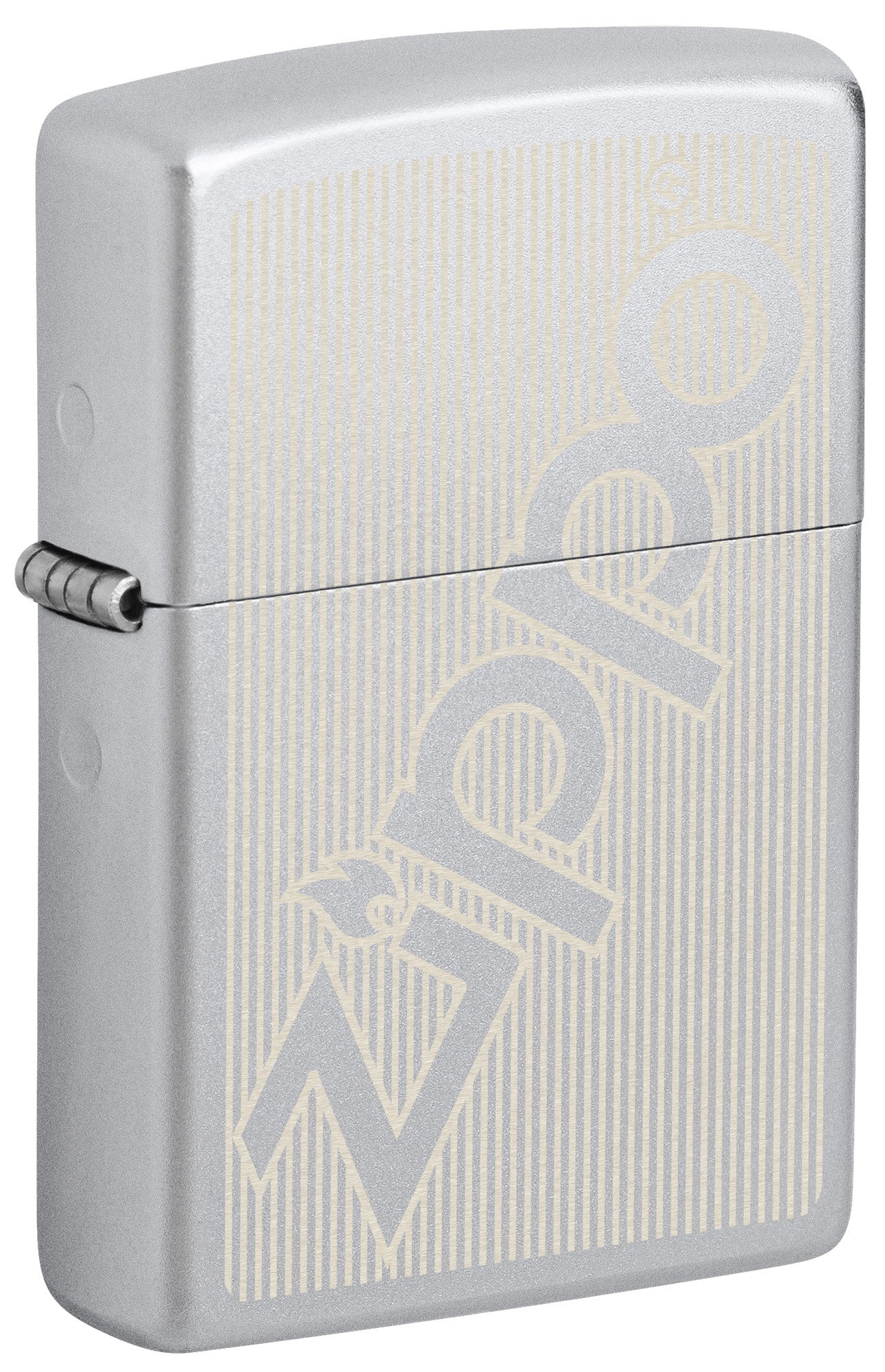 Stylish Pinstripe Zippo Lighter - Premium Windproof Metal Lighter for Outdoor Camping, Hiking & Everyday Carry