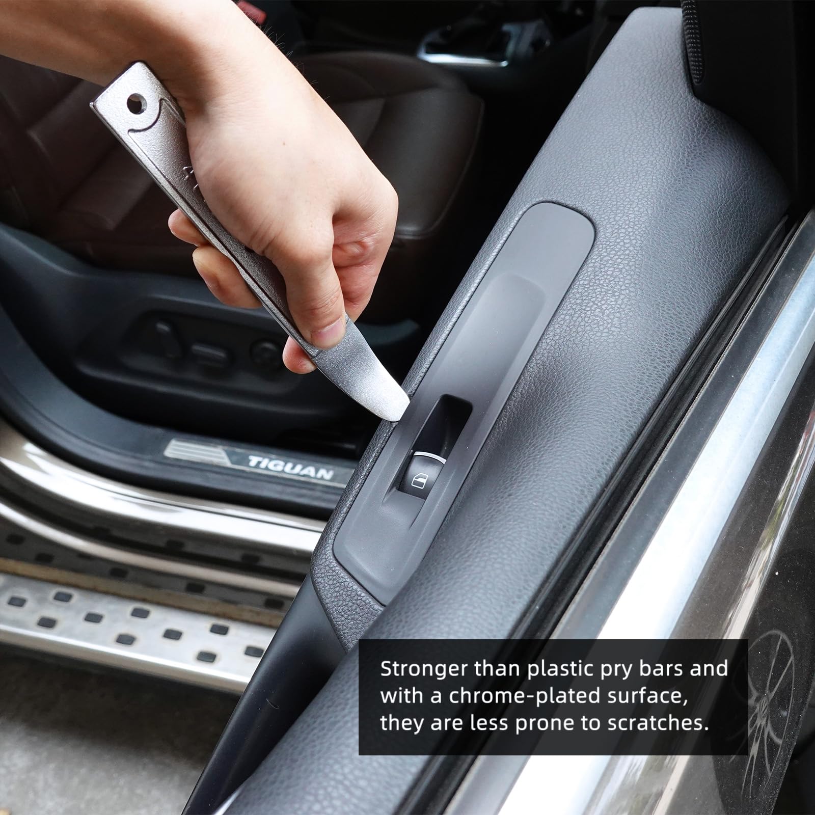 4140 Steel Pry Bar Tool Kit - Professional Car Trim & Panel Removal Set for Automotive & Aircraft Interiors | Durable Pocket Pry Bars for DIY, Mechanics & Detailing