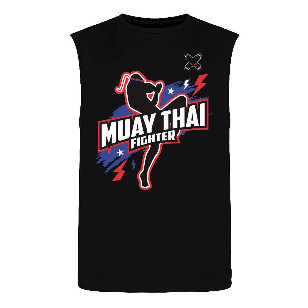 Muay Thai Shirts Thunder - Authentic Thai Boxing T-Shirts for Training & Fighting | Perfect for MMA, Kickboxing & Gym Workouts