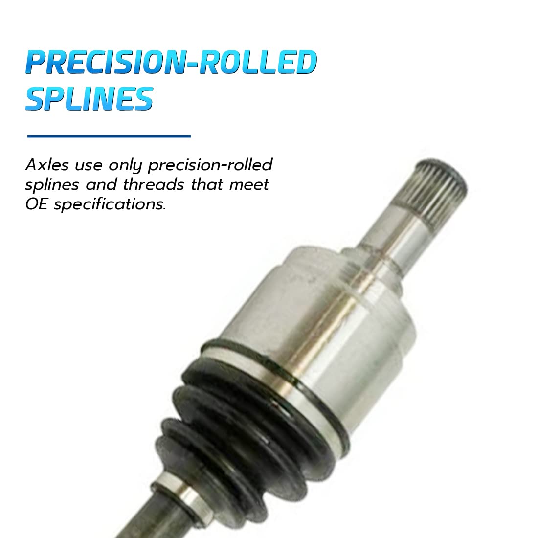 2008-2012 Honda Accord V6 Automatic Transmission Front Left CV Axle Half Shaft Assembly - Replacement Drive Shaft for Smooth Ride & Off-Road Performance