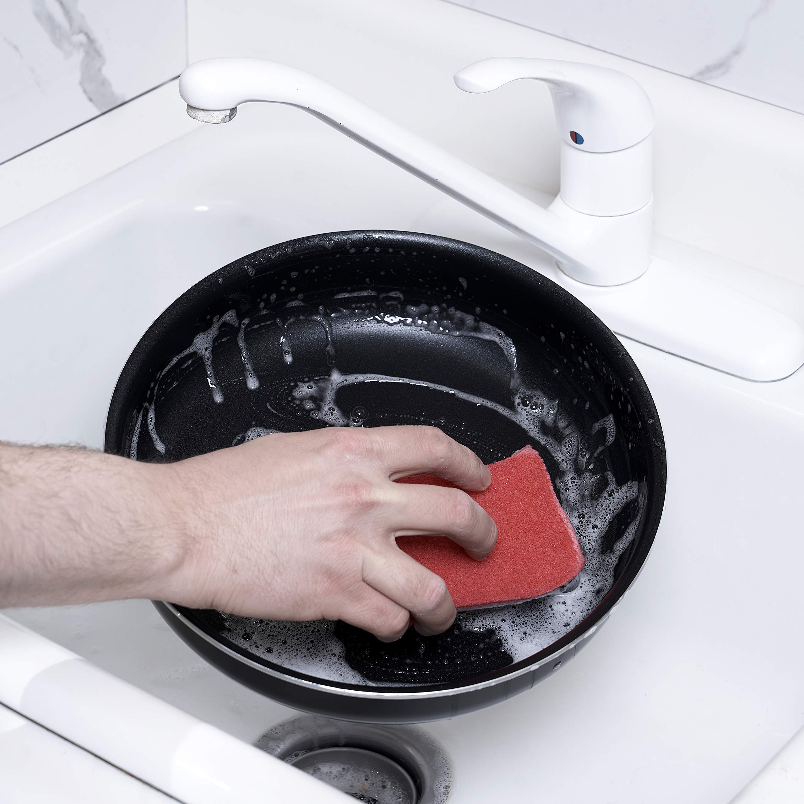 **Eco-Friendly Non-Scratch Cellulose Dish Sponges - Pack of 12 | Gentle Kitchen Cleaning Sponges for Dishes, Pots & Pans | Safe, Durable & Absorbent Household Cleaning Sponges by Superio | Perfect for Daily Dishwashing & Kitchen Cleaning**