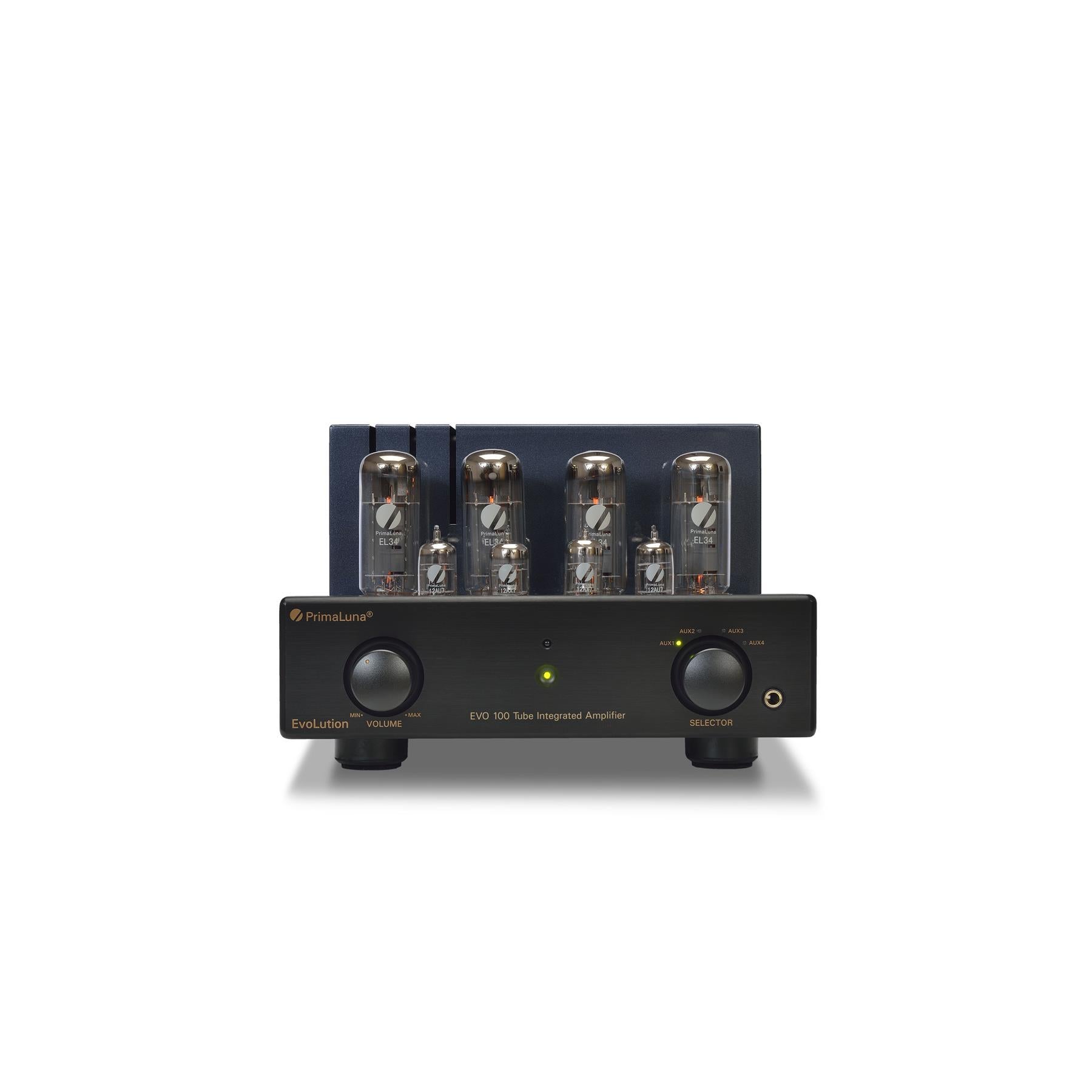 PrimaLuna EVO 100 Integrated Tube Amplifier - High-End Vacuum Tube Stereo Amp for Audiophiles | Perfect for Home Theater & Music Listening Rooms