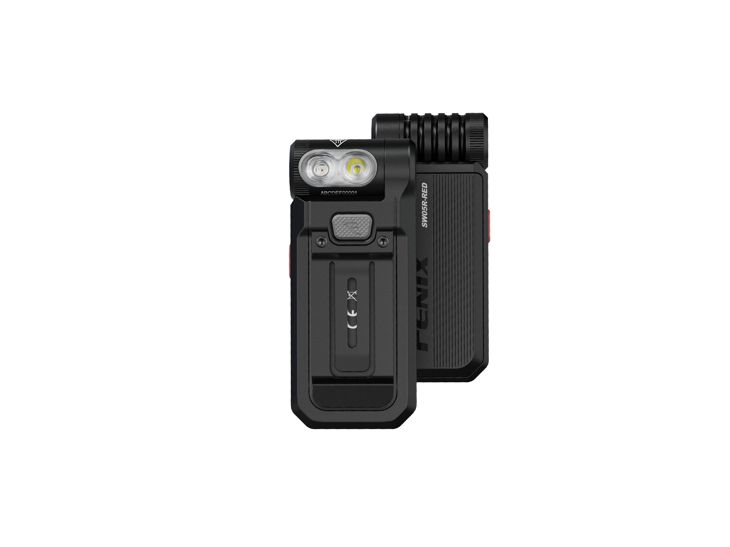 Fenix SW05R Multipurpose Clip On Light - Red & UV Output for Camping, Hiking, and Emergency Use