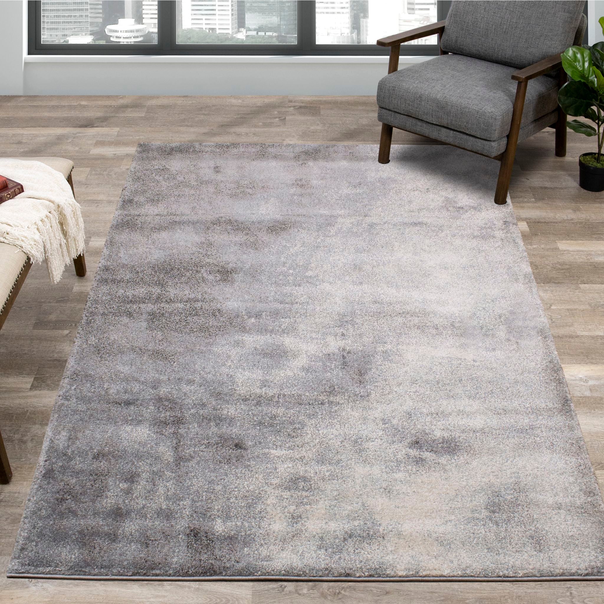 Breeze Area Rug 6'x9' - Soft Modern Boho Chic Living Room Carpet - Perfect for Bedroom, Nursery & Home Decor