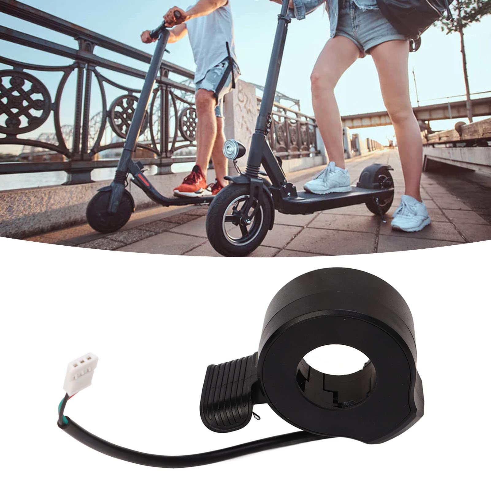 Electric Scooter Finger Throttle Accelerator Replacement - ABS Plastic Professional Throttle for Most E-Scooters (Black) - Perfect for Commuting, Last-Mile Delivery & Urban Mobility