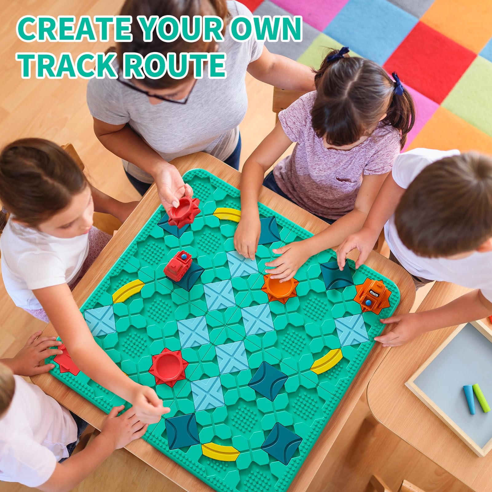 STEM Road Builder Board Game - Smart Brain Teasers Puzzle Toy for Kids 4-8 | Family Learning & Birthday Gift