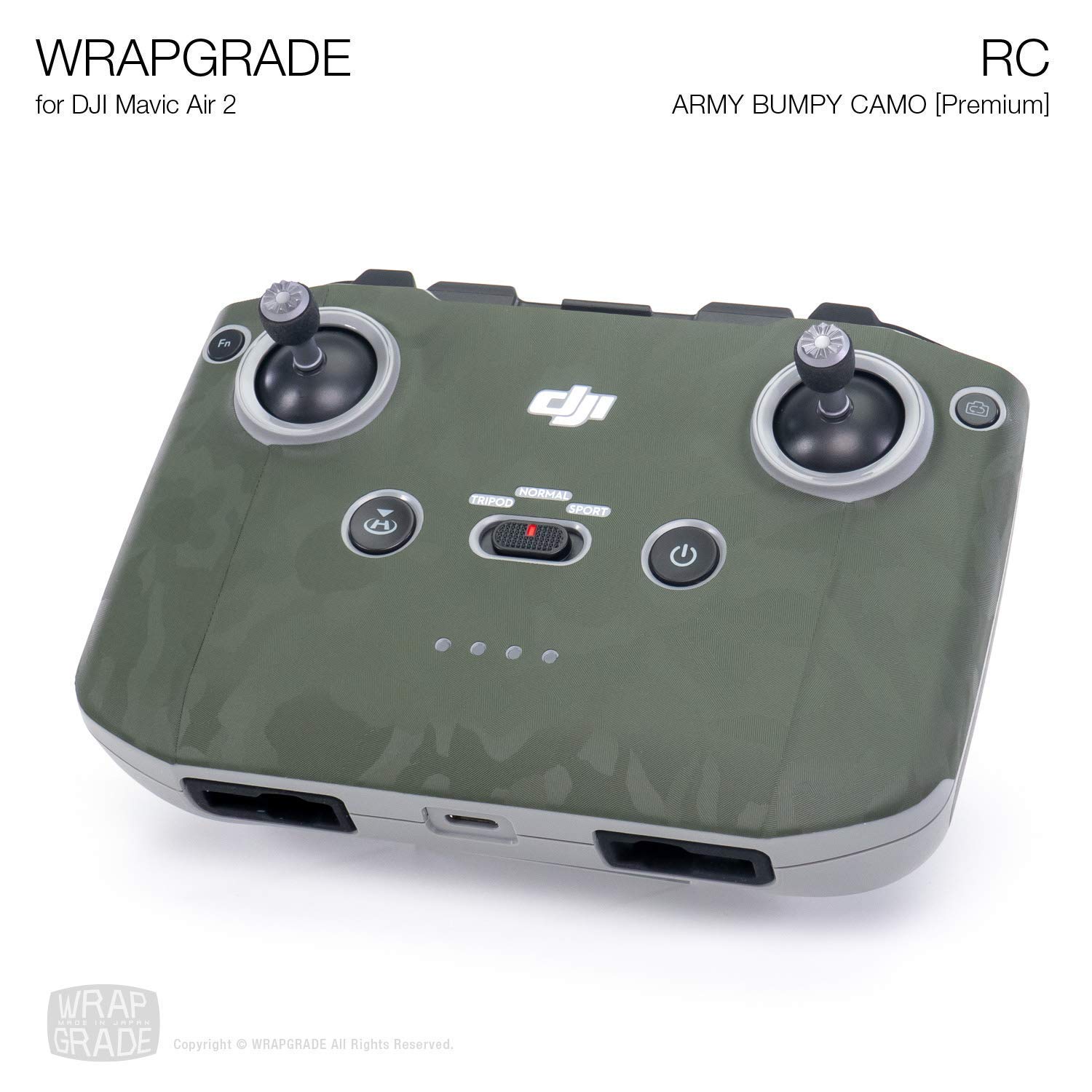 DJI Mavic Air 2 Skin Set - Full Body Wrap (Army Camo) with Remote Controller & 2 Battery Covers | Protective Vinyl Decal for Drone Accessories | Perfect for Outdoor Adventures, Aerial Photography & Travel