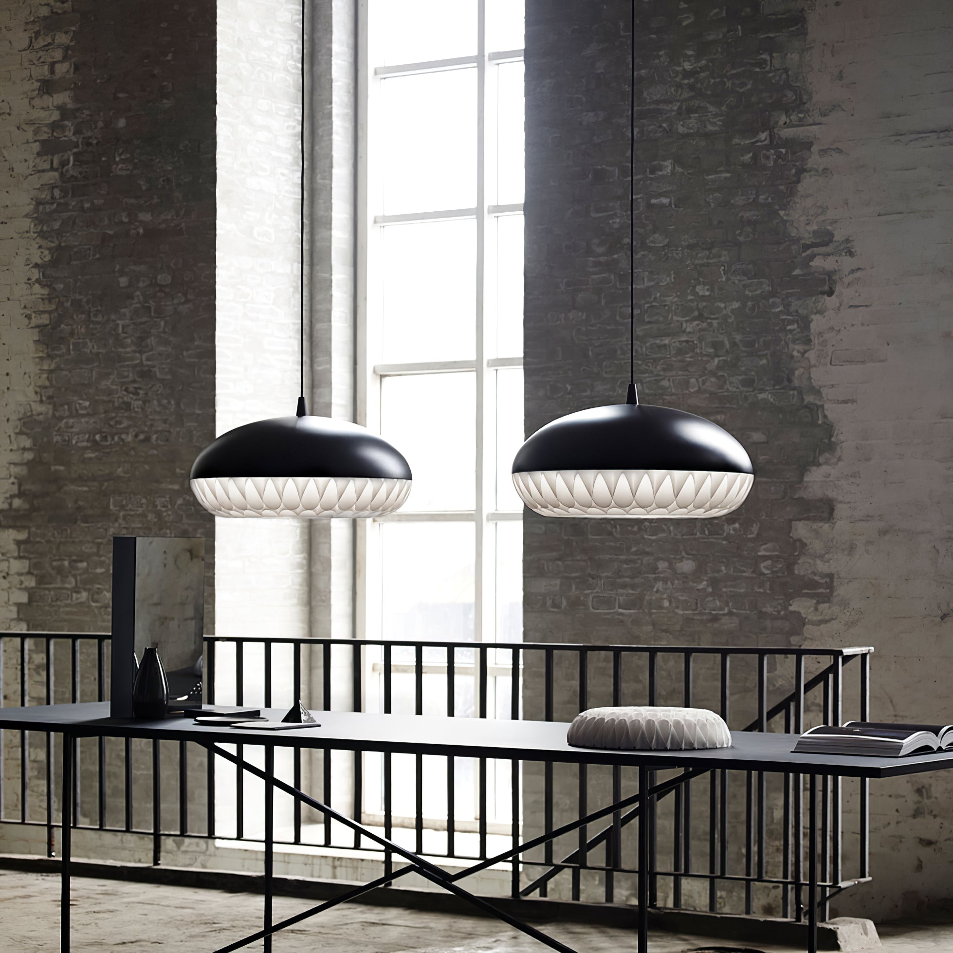 Aeon Rocket Pendant Light - Modern Industrial Ceiling Lighting Fixture for Kitchen Island, Dining Room, Bedroom & Living Room Decor