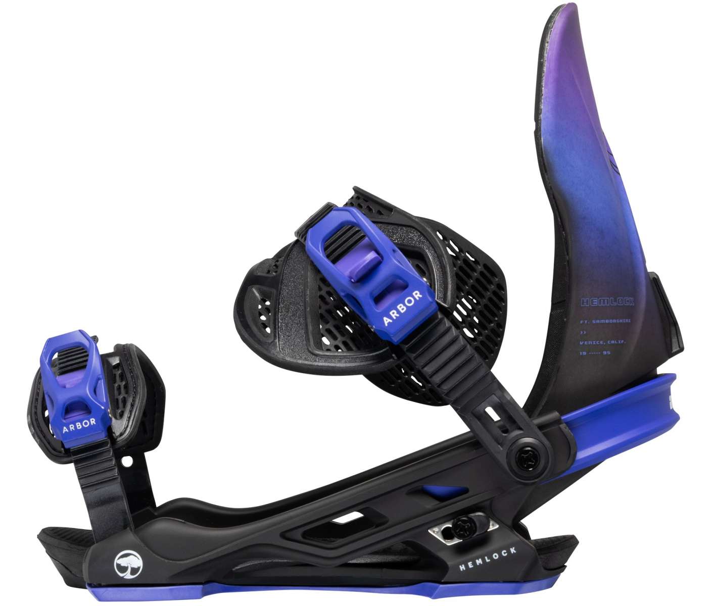 Arbor Hemlock Snowboard Bindings 2024 - Premium All-Mountain Snowboard Bindings for Men & Women - Perfect for Freeride, Powder & Backcountry Snowboarding