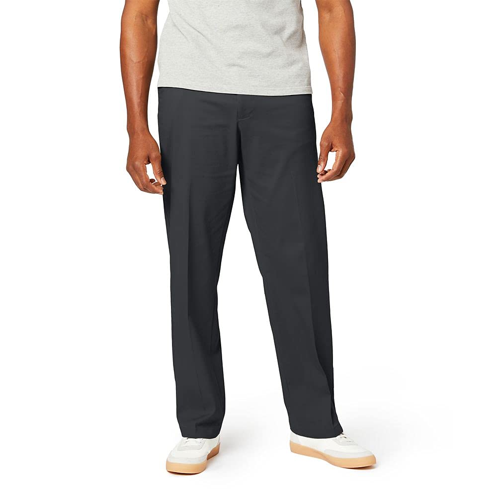 Dockers Men's Relaxed Fit Comfort Khaki Pants - Casual Work Pants for Office & Travel | Comfortable Stretch Fabric for All-Day Wear
