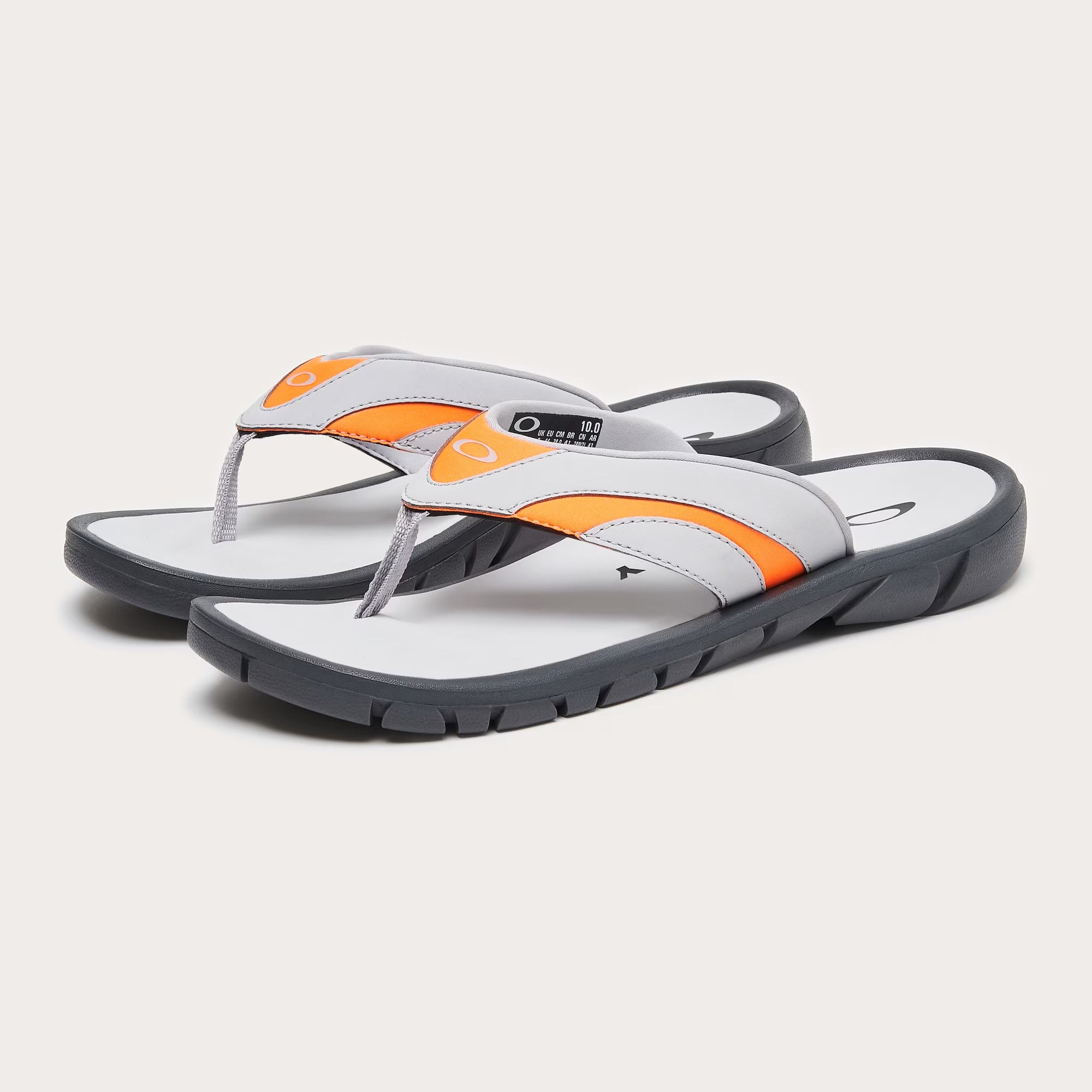 Oakley O Coil Sandal - Grey/Orange | Comfortable & Durable Outdoor Sandals for Hiking, Travel & Beach Adventures