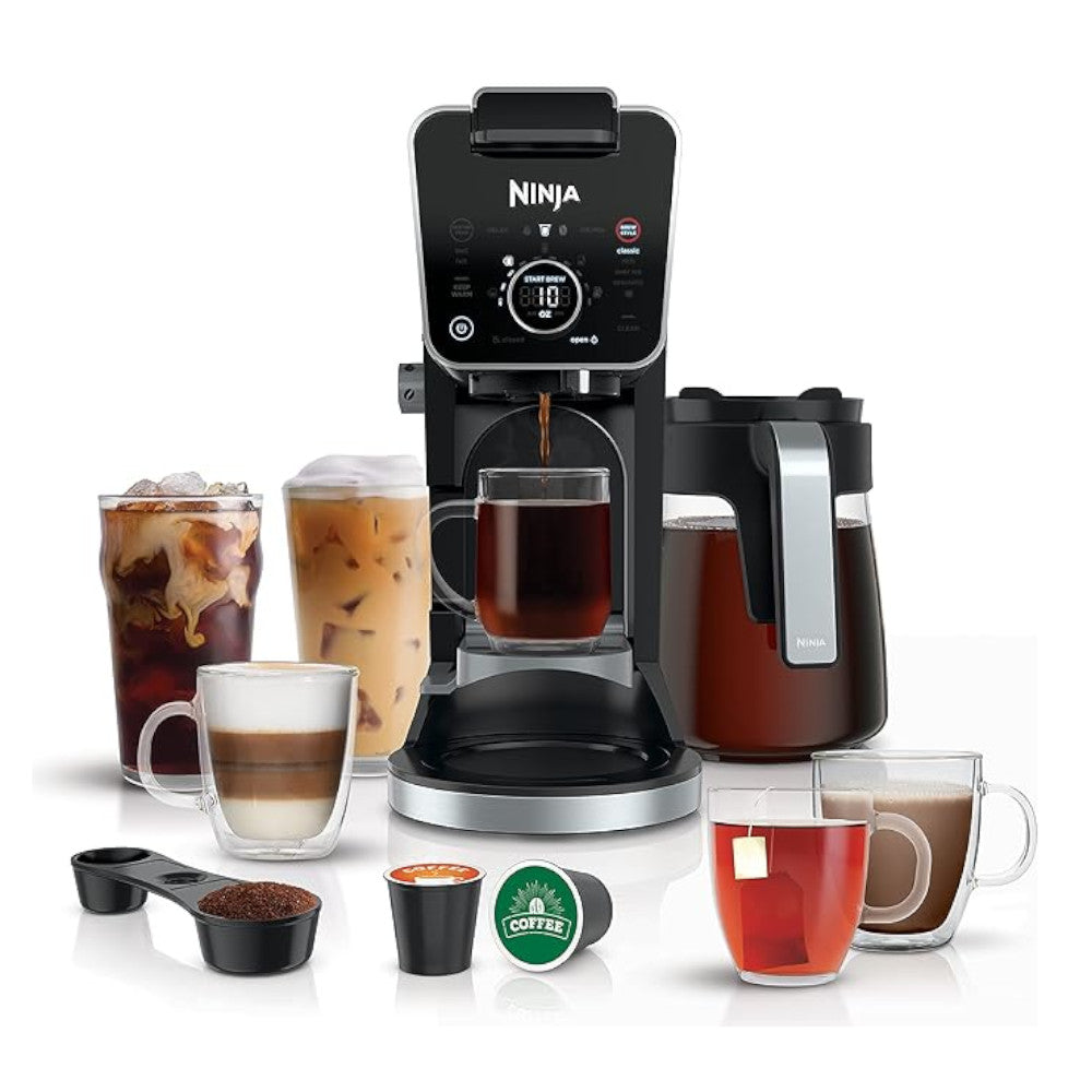 NINJA CFP301C DualBrew Pro Specialty Coffee System - Blemished Package with Full Warranty | Perfect for Home & Office Coffee Brewing