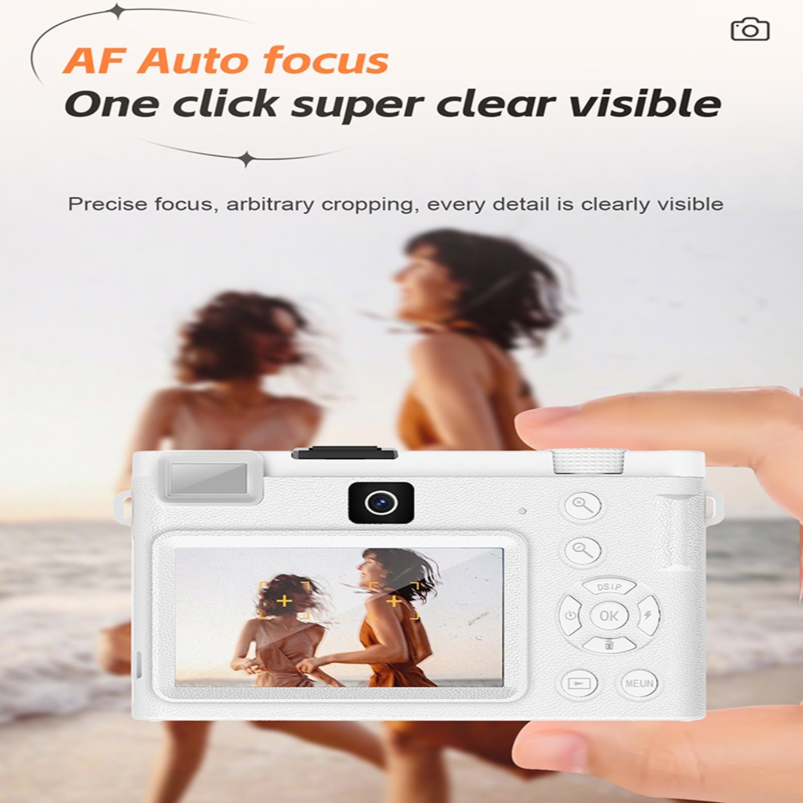 LVYXON 5K Digital Camera for Vlogging - WiFi Auto Focus, 6-Axis Anti-Shake, 3.0