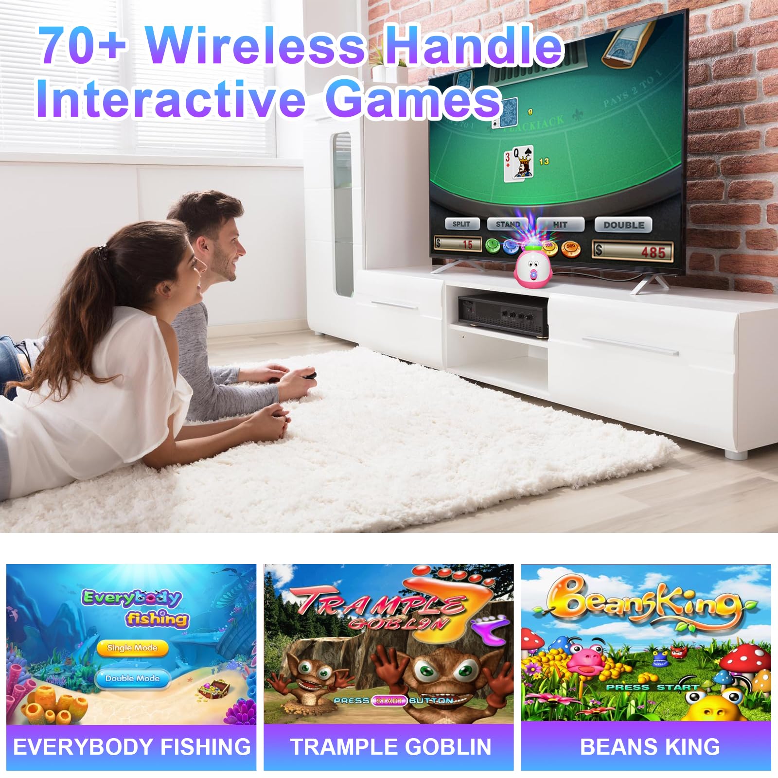 Non-Slip Flannel Dance Mat for Kids & Adults - Interactive Electronic Dance Pad with TV & Camera Mode - Fun Exercise & Gaming Mat for All Ages - Plug & Play USB Dance Game - Perfect Gift for Boys & Girls 3+ (Ideal for Birthday Parties, Family Game Nights & Indoor Fitness Activities)