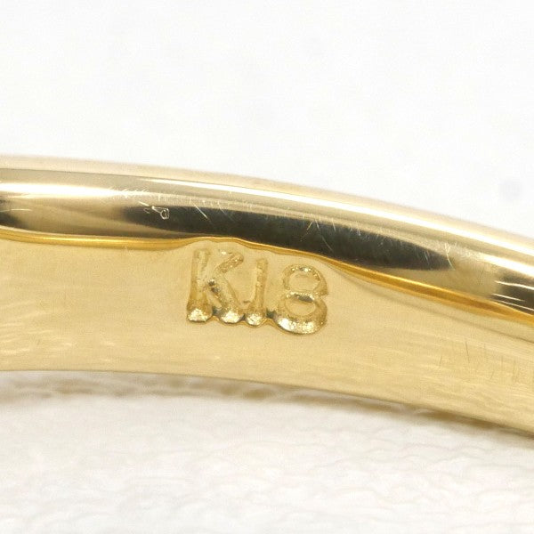 18K Yellow Gold Coral Diamond Ring for Women - Elegant Handmade Jewelry for Weddings, Anniversaries & Special Occasions