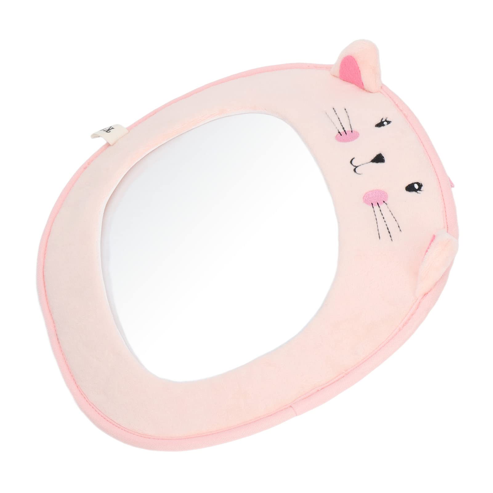 Baby Car Mirror - Acrylic Rearview Mirror for Child Safety Seat, Cartoon Cat Design - Perfect for Monitoring Baby in Backseat While Driving