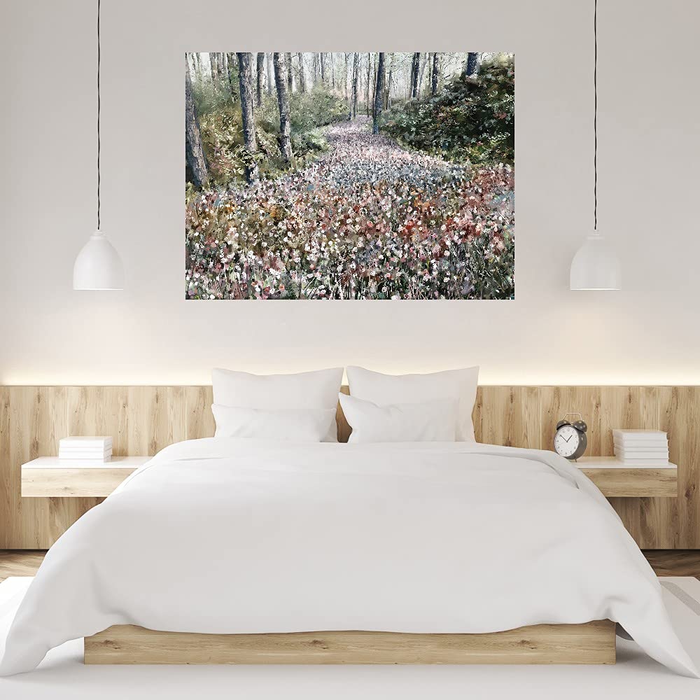 Hand-Painted Fine Art Canvas Wall Decor - Modern Abstract Rhapsody Painting for Living Room, Bedroom & Office - 32x24 Inch Ready-to-Hang Artwork - Perfect for Home Decor, Housewarming Gifts & Interior Design