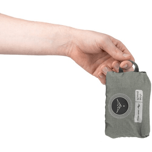 Peak Design Travel Shoe Pouch - Waterproof & Compact Shoe Storage Bag for Travel, Gym & Work (Sage Green) | Perfect for Business Trips, Workout Gear & Organization