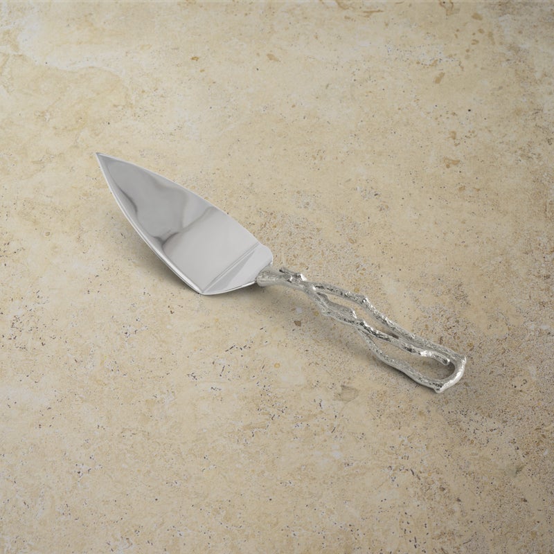 Elegant Pomegranate Silver & Gold Cake Knife - Perfect for Weddings, Anniversaries & Special Occasions