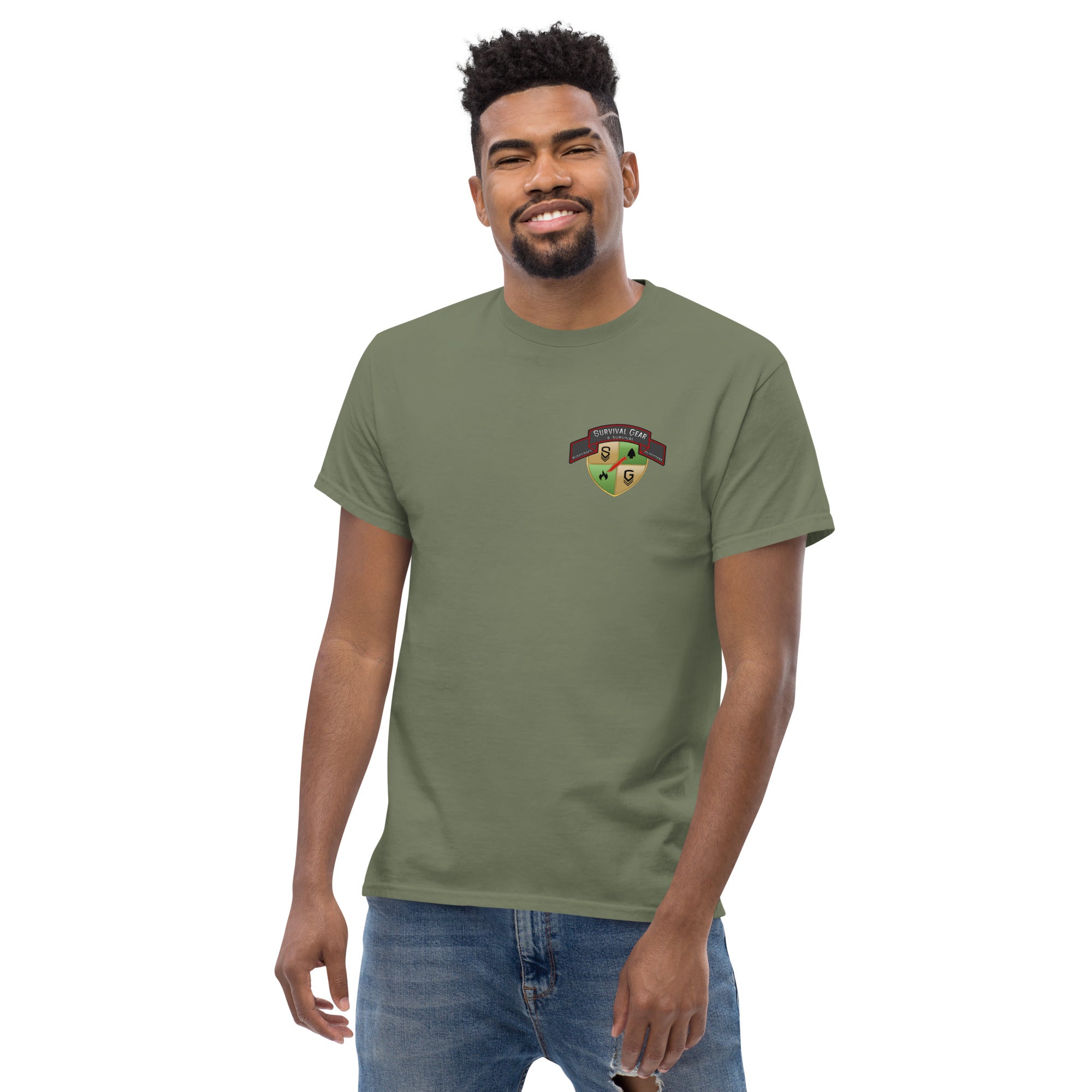 Bushcraft Survival Short Sleeve T-Shirt - Outdoor Adventure & Camping Essential for Men & Women