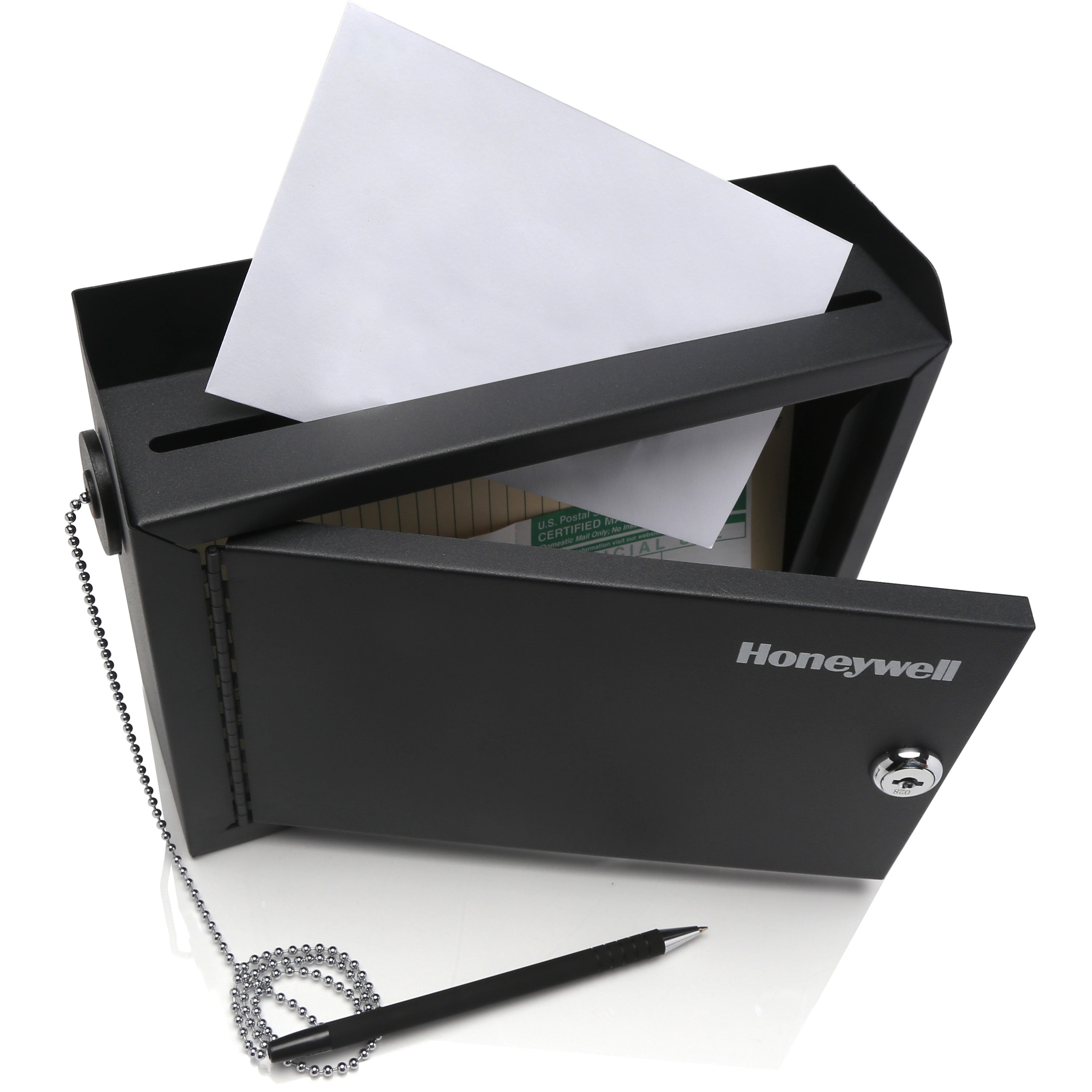Honeywell 6204 Secure Multipurpose Drop Box - Heavy Duty Package & Mail Delivery Box for Home & Office - Weatherproof Parcel Drop Box with Lock for Secure Package Delivery
