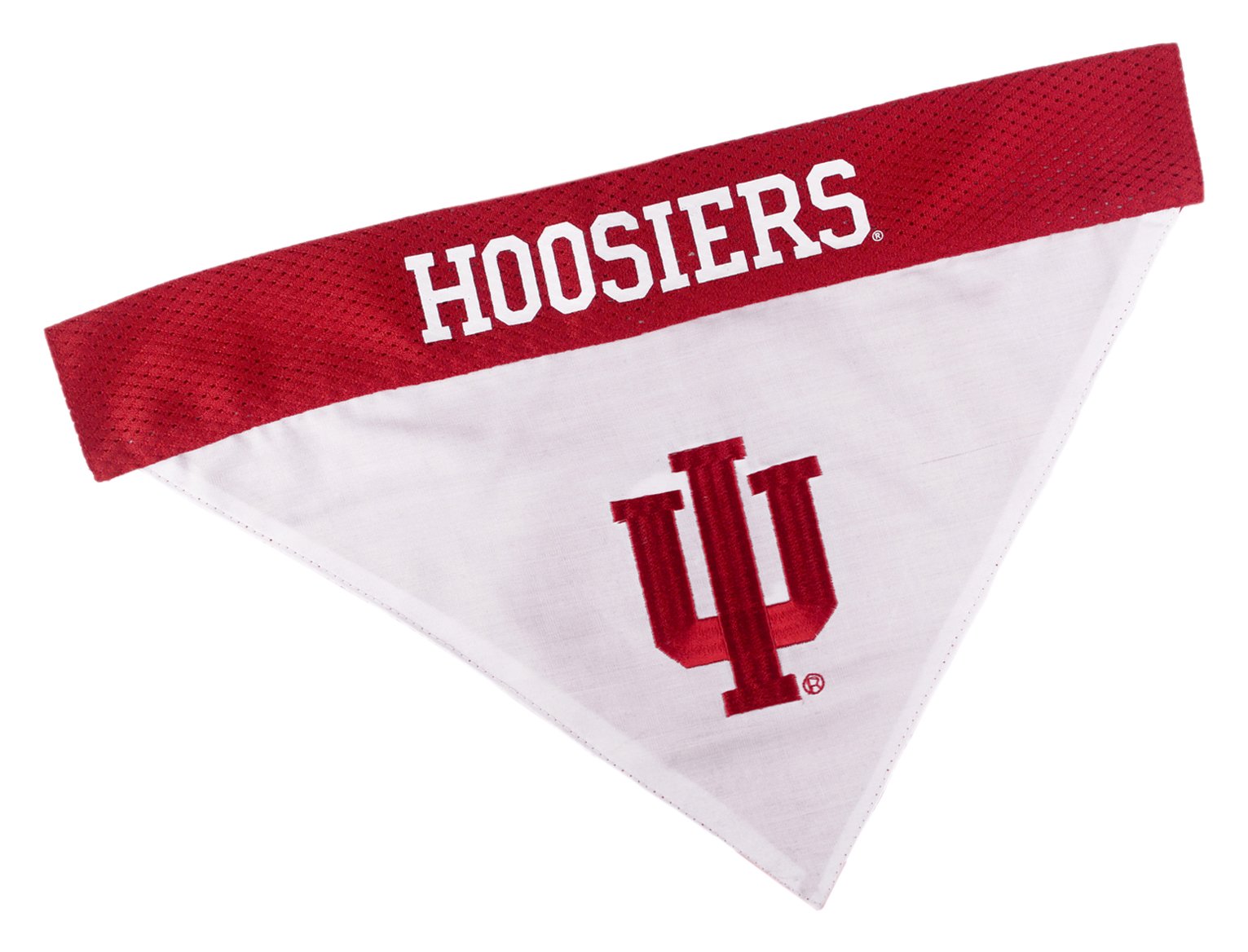 Indiana Hoosiers Reversible Pet Bandana for Dogs & Cats - Large/X-Large Size | College Team Pet Accessories | Perfect for Game Day, Campus Visits & Pet Fashion