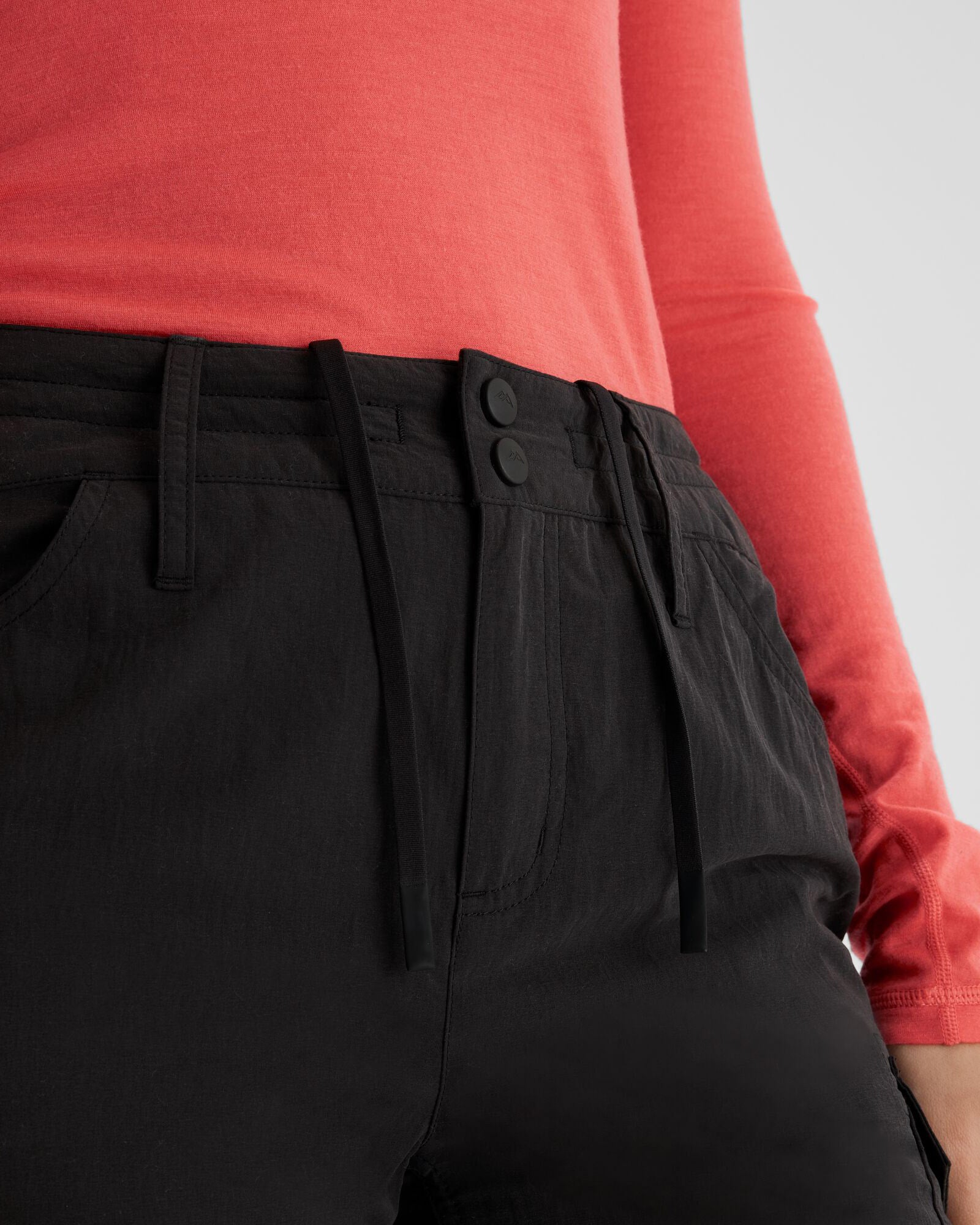 Women's EVRY Day Convertible Pants - Black | Quick-Dry Travel Hiking Pants with Zip-Off Legs | Perfect for Outdoor Adventures, Camping & Everyday Wear