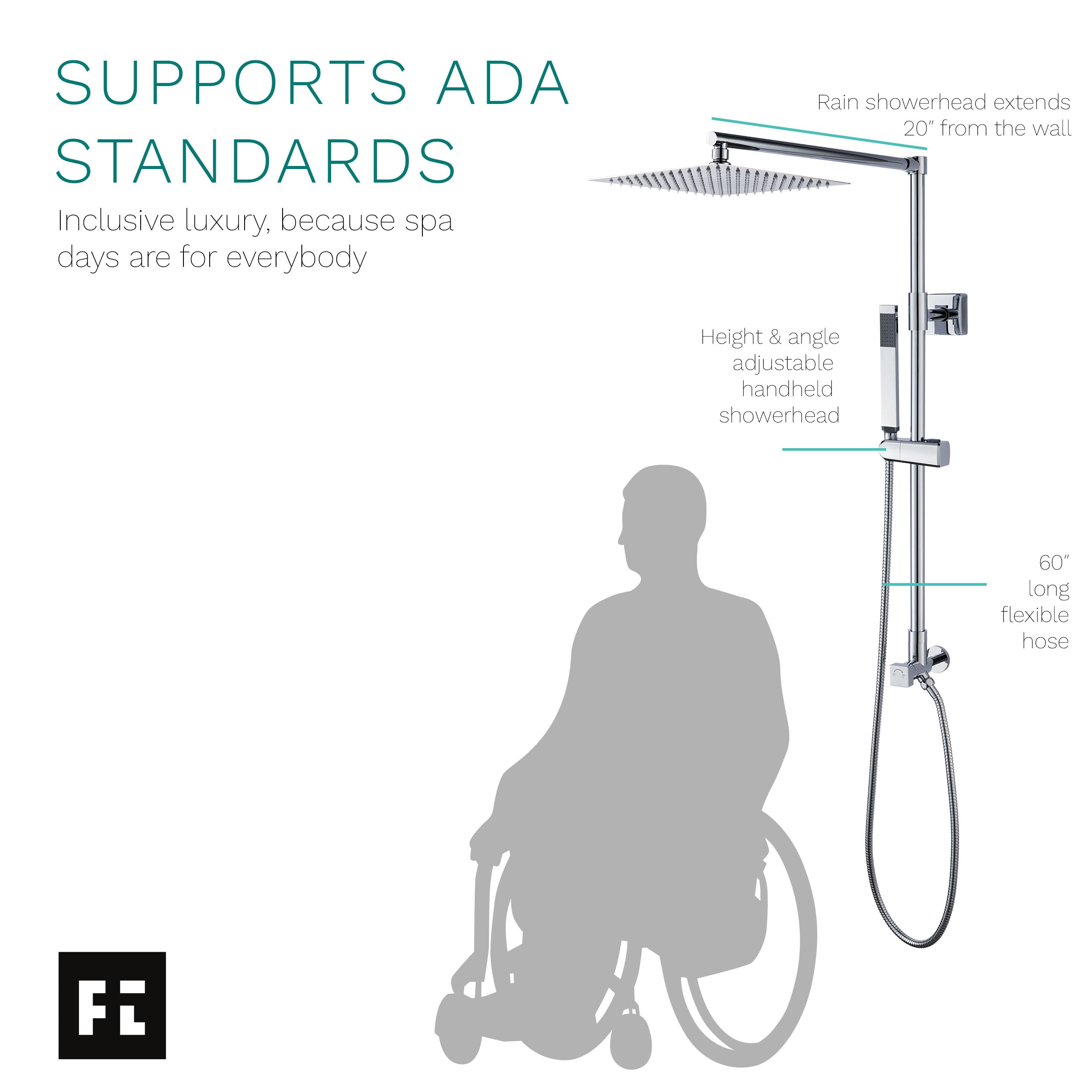 Polaris Lux Rain Shower System - 10