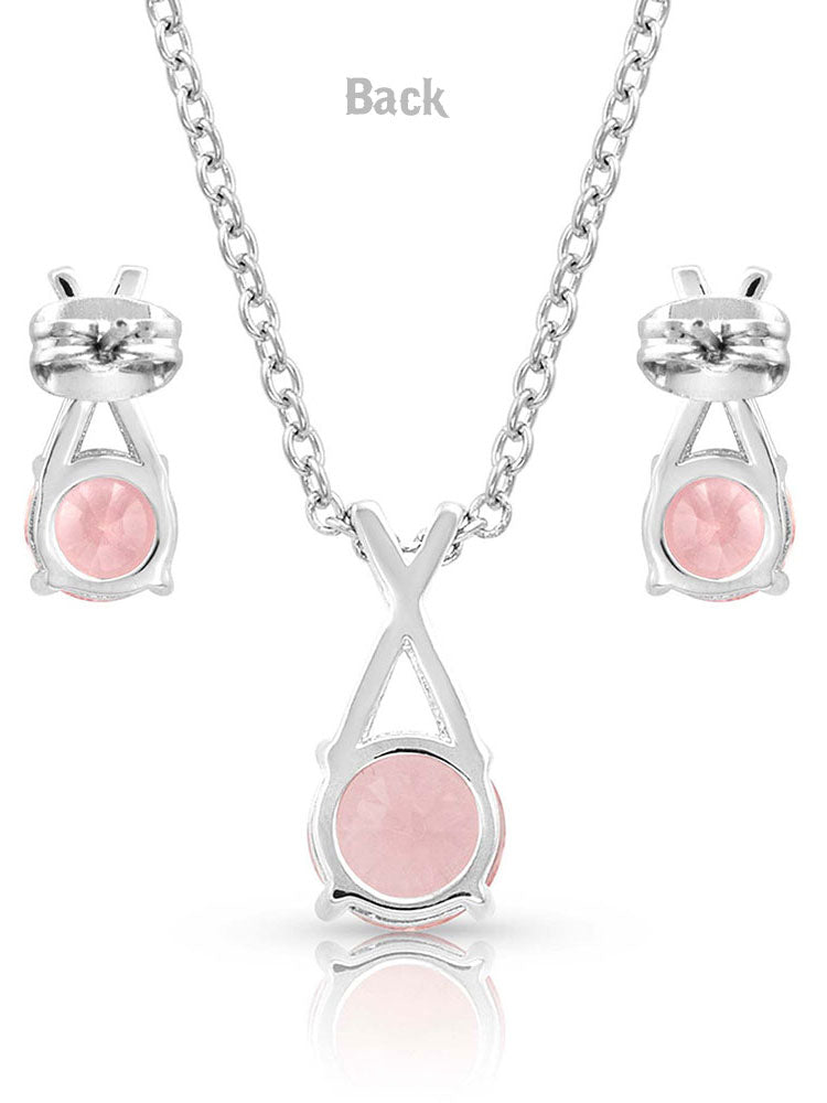 Montana Silversmiths JS4298 Sterling Silver Jewelry Set for Women - Elegant & Durable Necklace & Earrings Set - Perfect for Weddings, Parties & Everyday Wear
