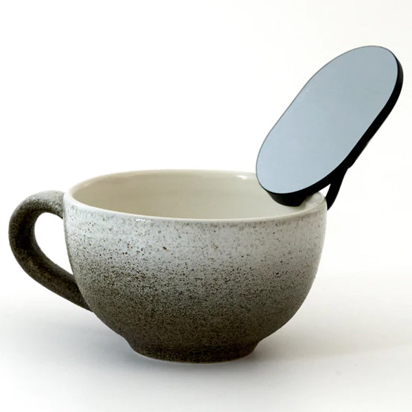 Subminimal UpShot Espresso Mirror - Premium Coffee Accessory for Home Baristas & Espresso Lovers | Perfect for Kitchen, Coffee Bar & Office Decor