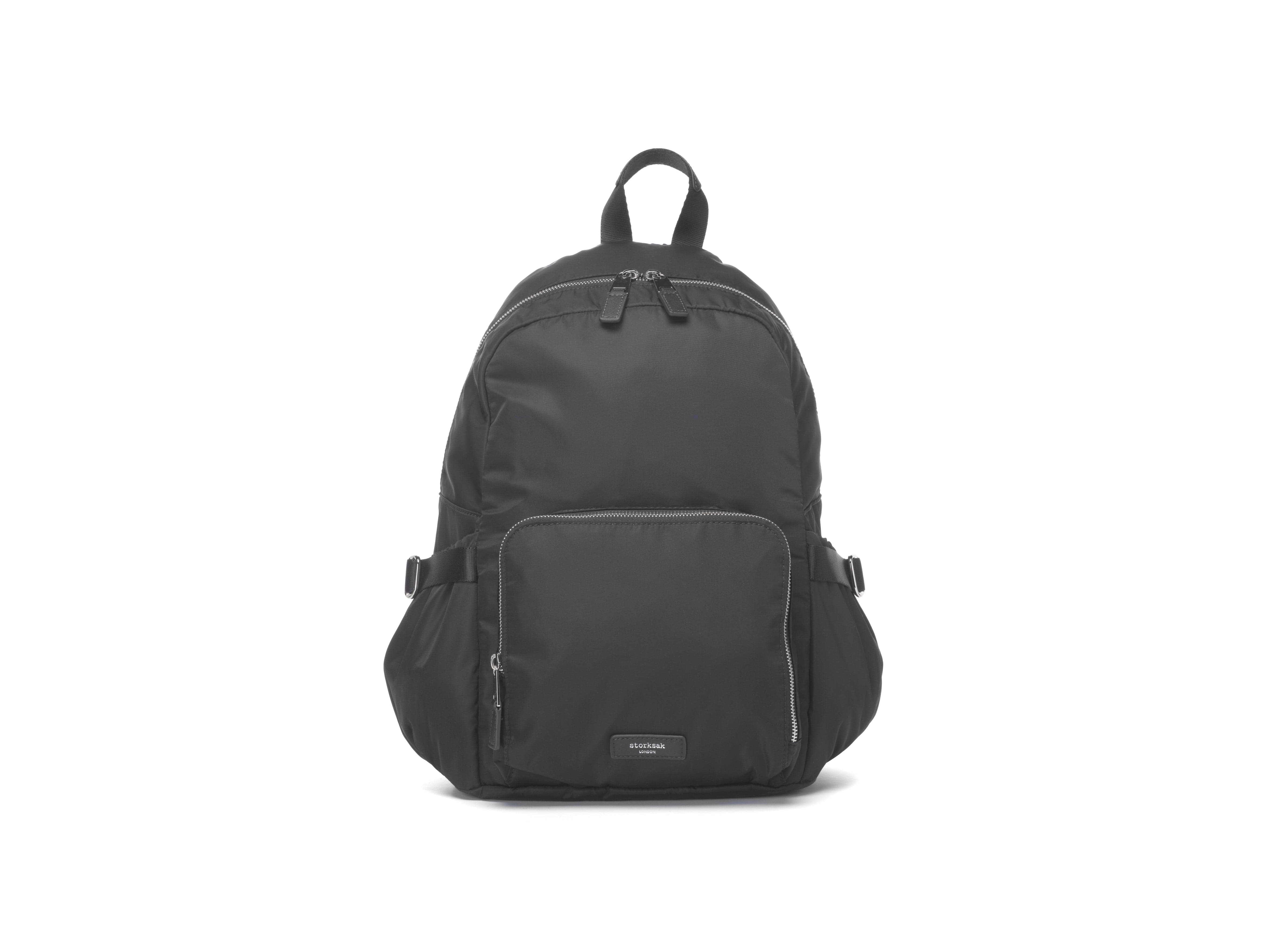 Storksak Eco Hero Black Diaper Bag - Stylish & Sustainable Baby Changing Tote for Moms - Perfect for Travel, Daycare & On-the-Go Parenting