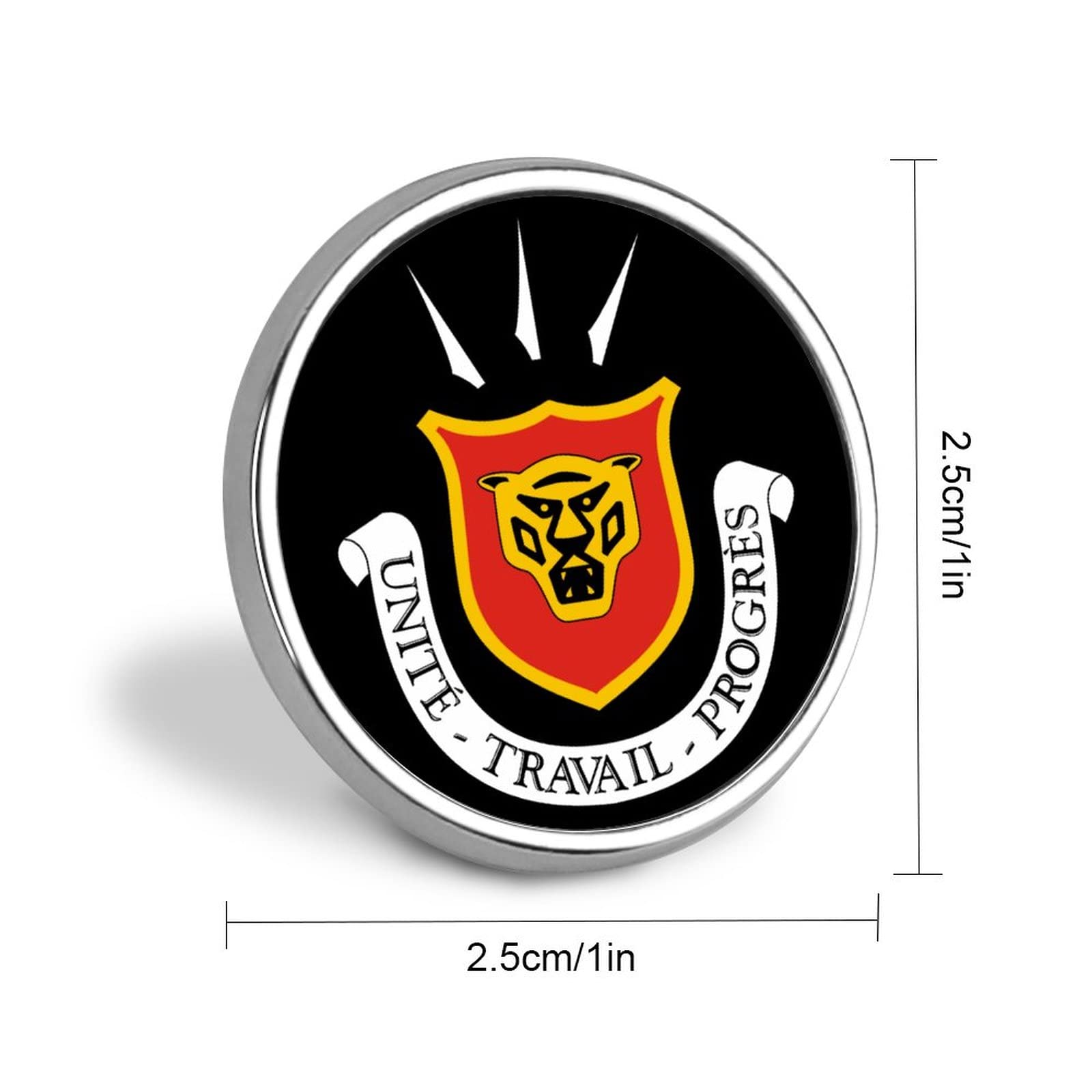 Djibouti National Emblem Pins & Badges for Hats, Clothes & Backpacks